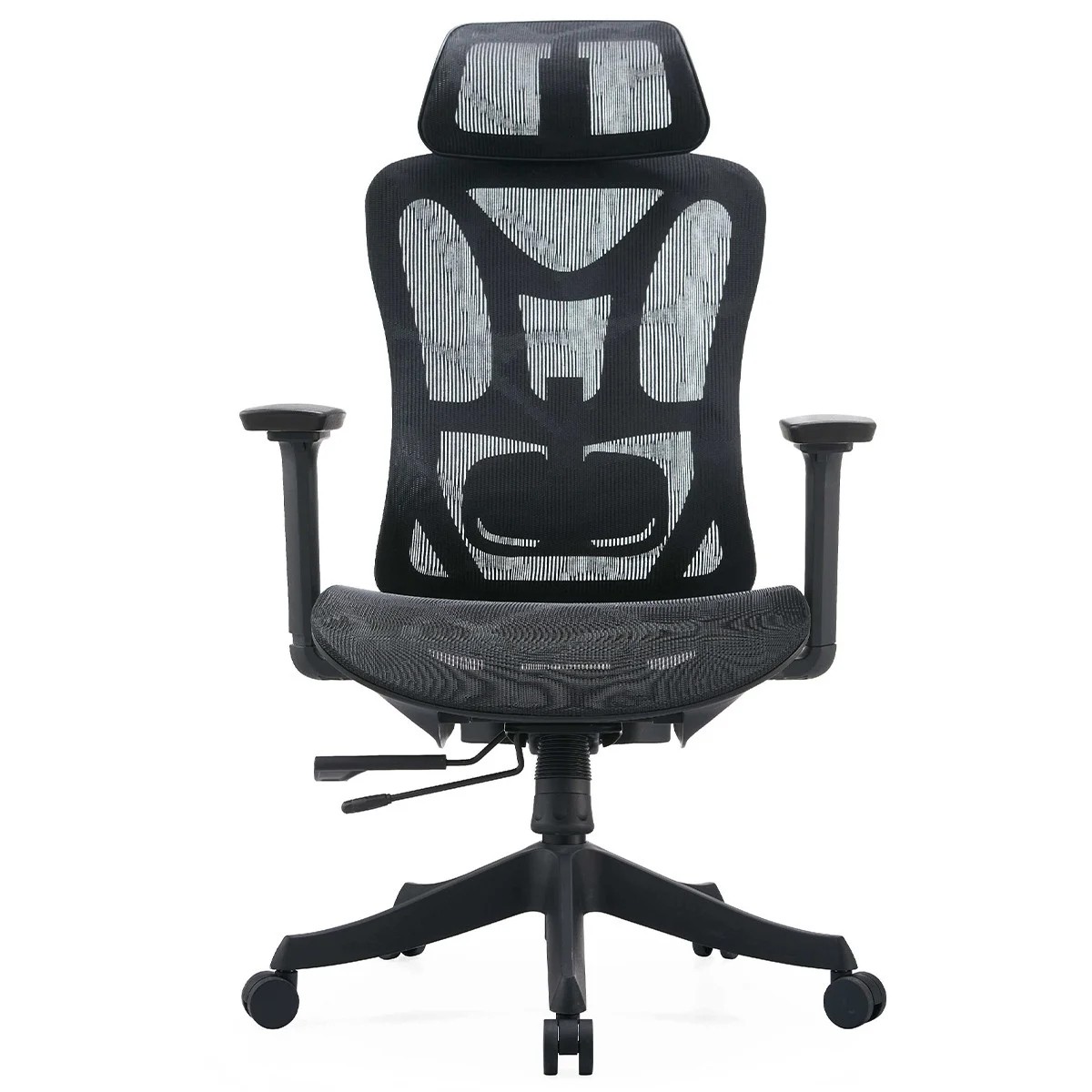 Cadeira de Escritório Rise Mode Office 20, Mesh, Ajustável, Preta, RM-CO-20-BK