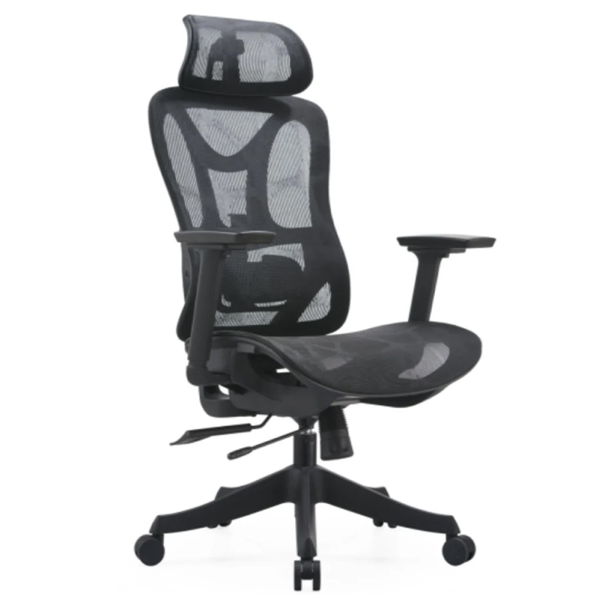 Cadeira de Escritório Rise Mode Office 20, Mesh, Ajustável, Preta, RM-CO-20-BK