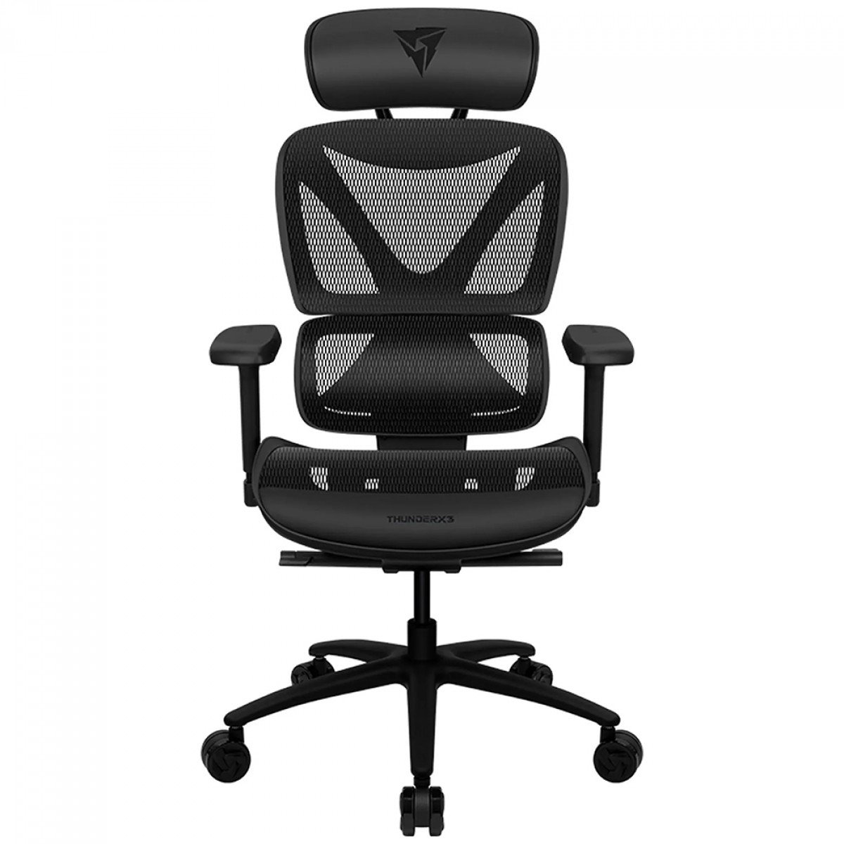 Cadeira de Escritório ThunderX3 XTC Mesh, Ajustável, Ergonômico, 3D, Preto