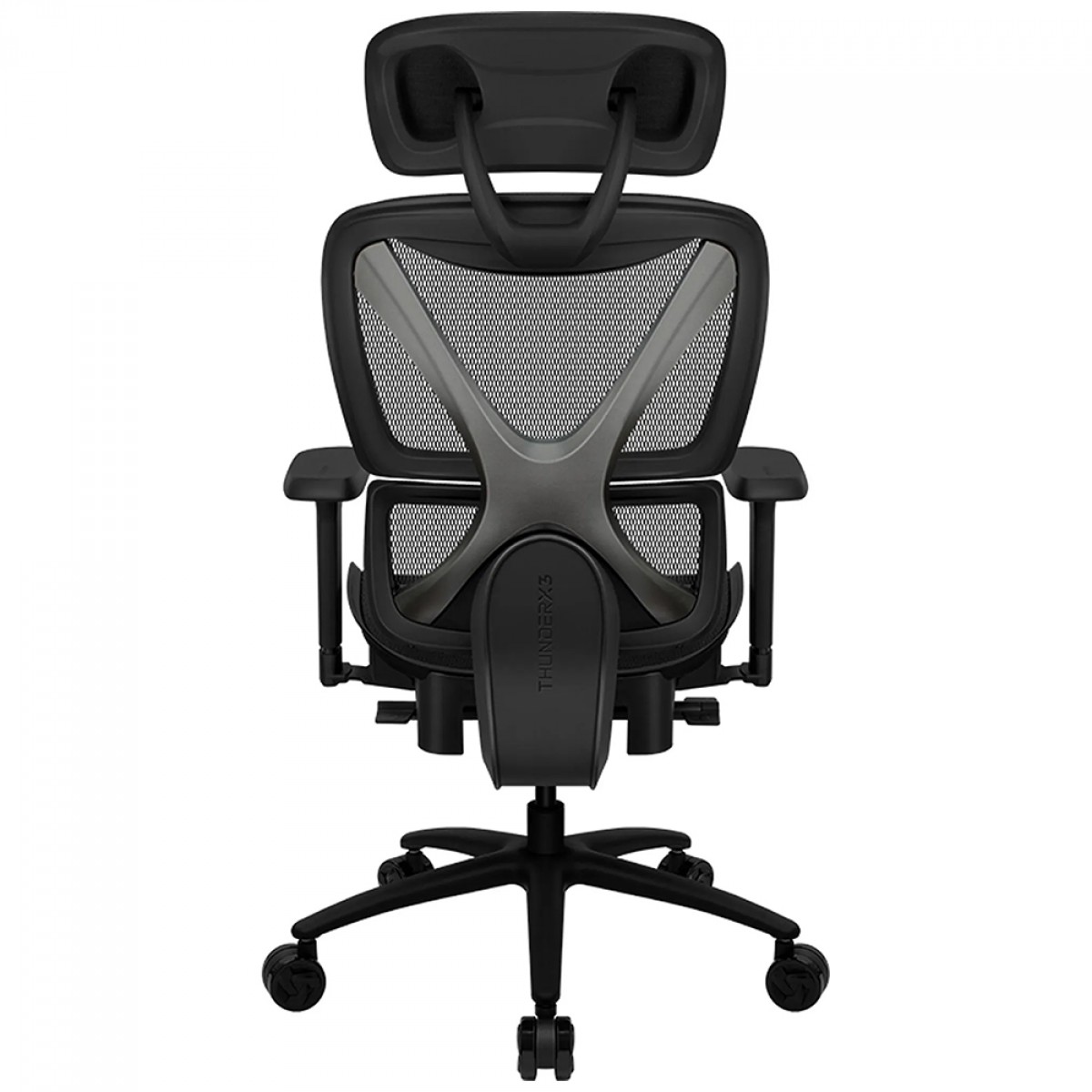 Cadeira de Escritório ThunderX3 XTC Mesh, Ajustável, Ergonômico, 3D, Preto