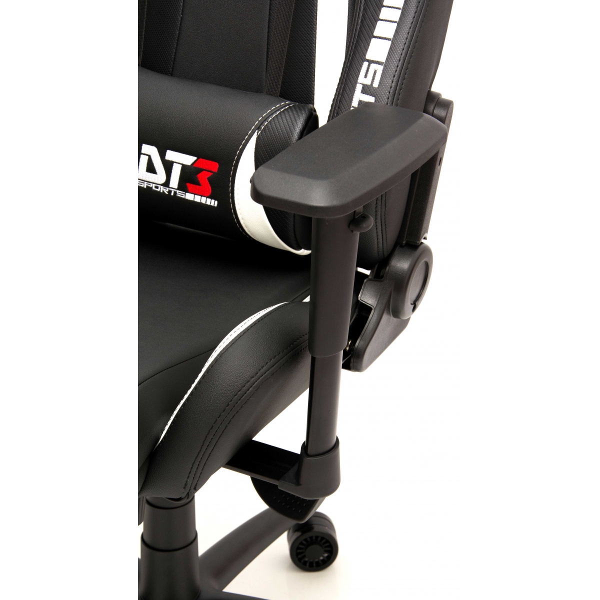 Cadeira Gamer DT3sports Elite Prime, Black-Carbon-White