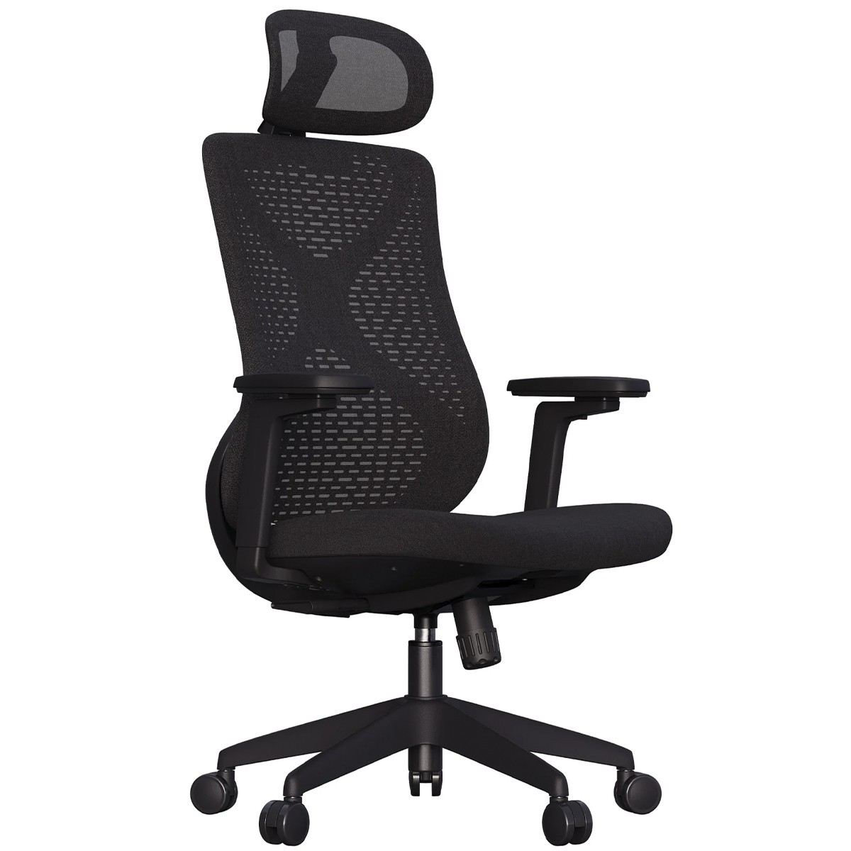 Cadeira Ergonômica Elements Aiven, Mesh, 3D, Preto