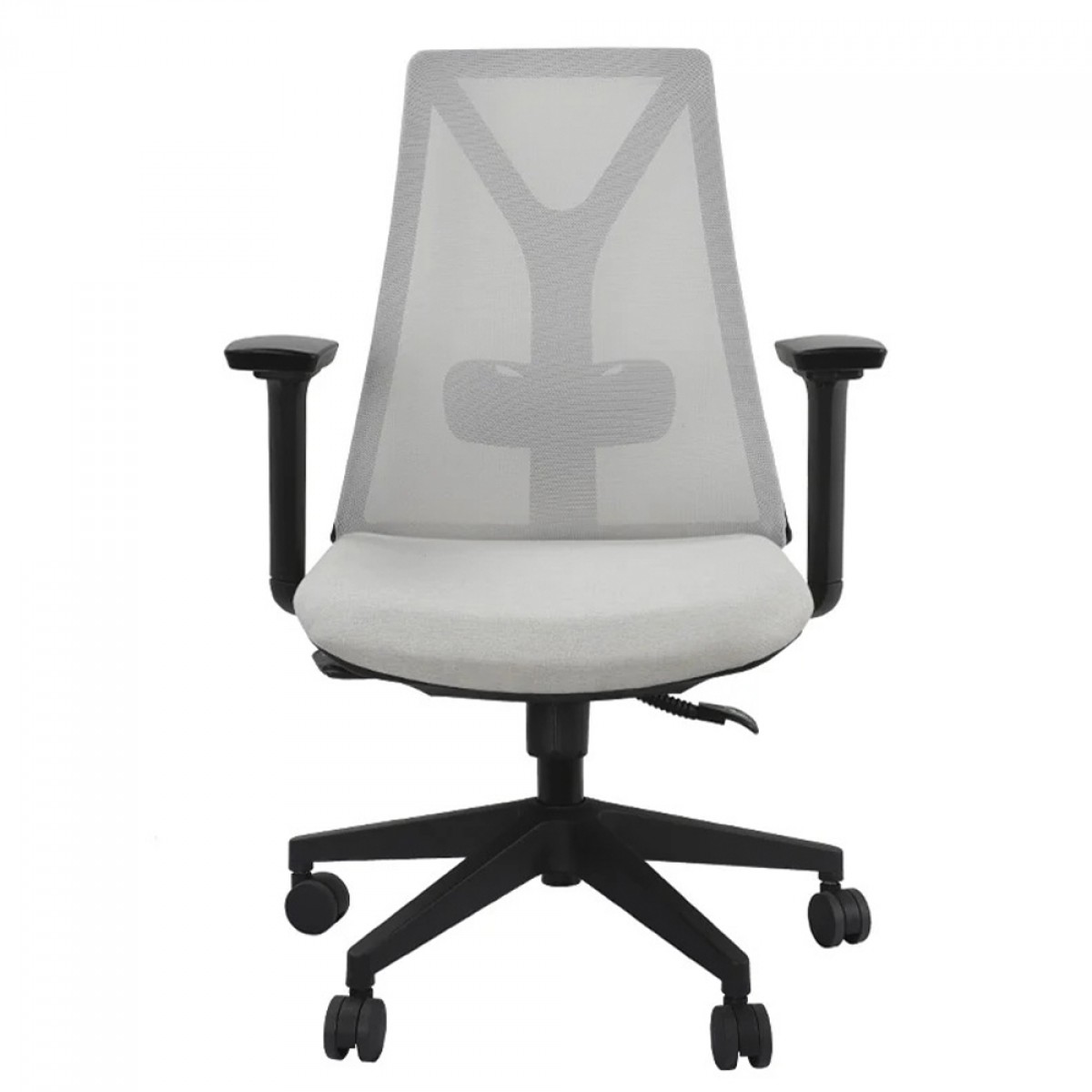 Cadeira Ergonômica Elements Olympia, 3D, Altura Ajustável, Preta e Cinza