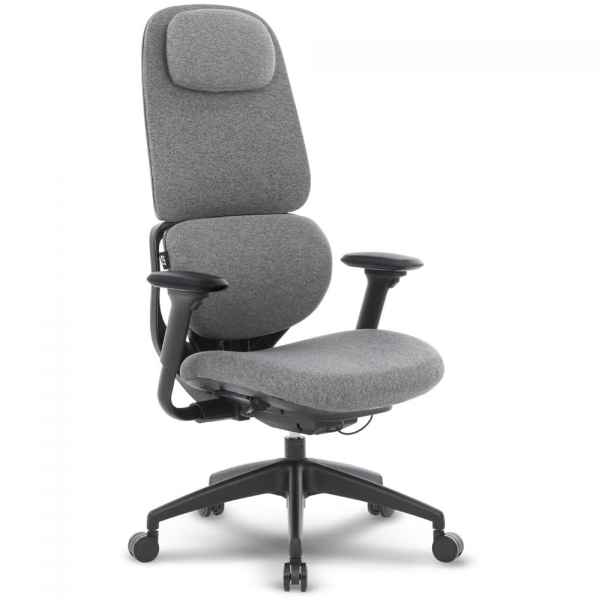 Cadeira Escritório Presidente DT3 Caeli Ashen, Ergonômica, Ajustável, 3D, Tecido, Cinza, 14710-3