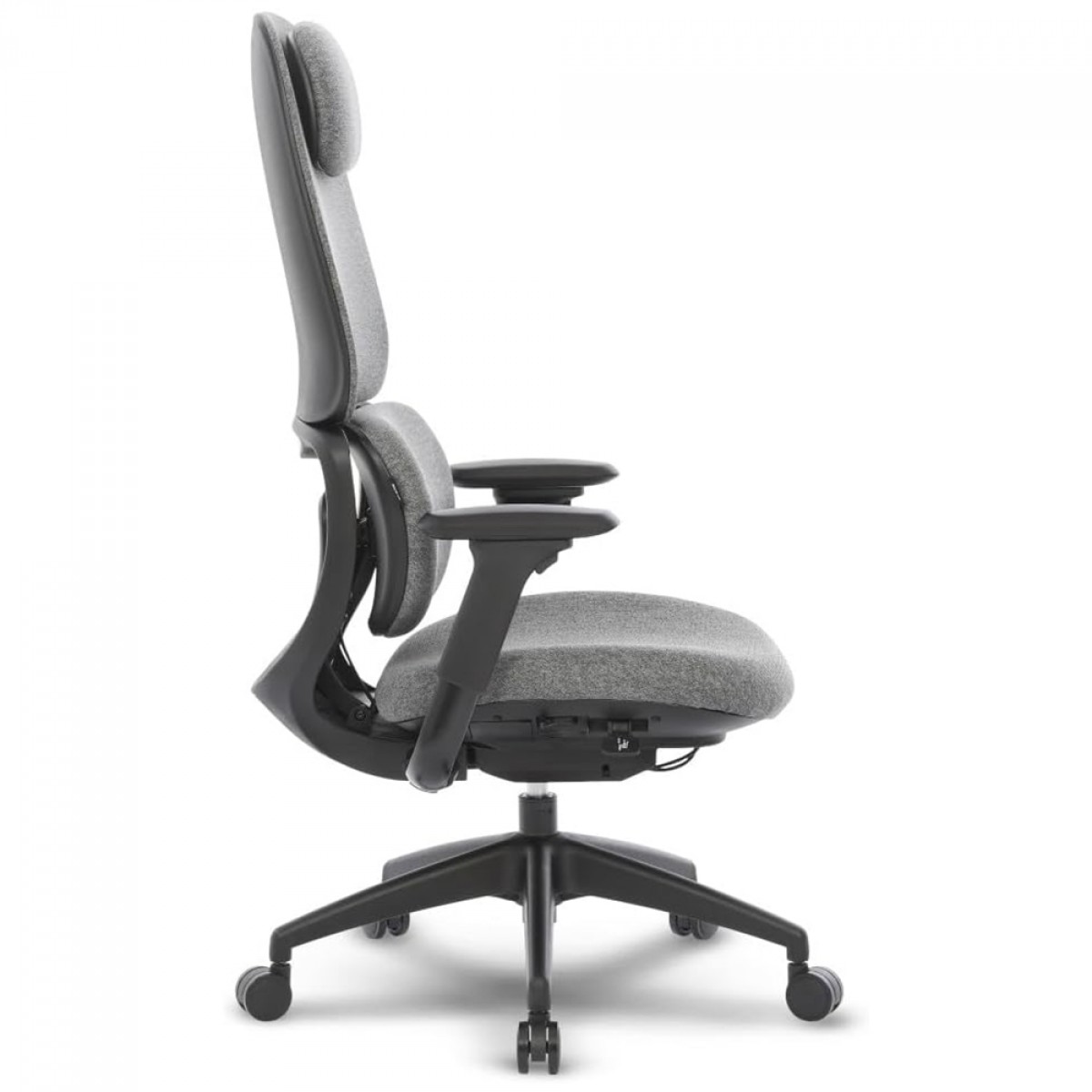 Cadeira Escritório Presidente DT3 Caeli Ashen, Ergonômica, Ajustável, 3D, Tecido, Cinza, 14710-3