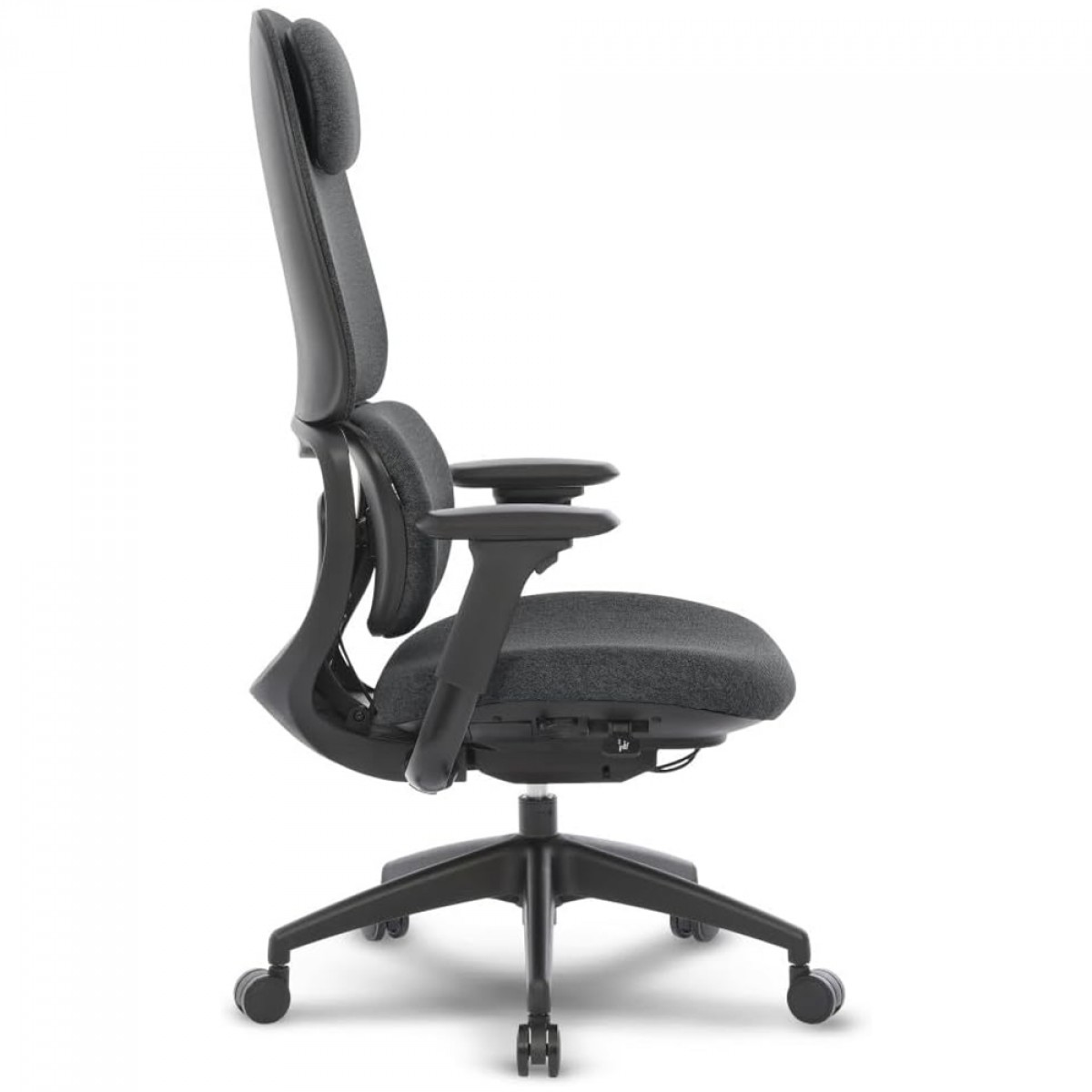 Cadeira Escritório Presidente DT3 Caeli Dark Grey, Ergonômica, Ajustável, 3D, Tecido, Cinza Escuro, 14711-4