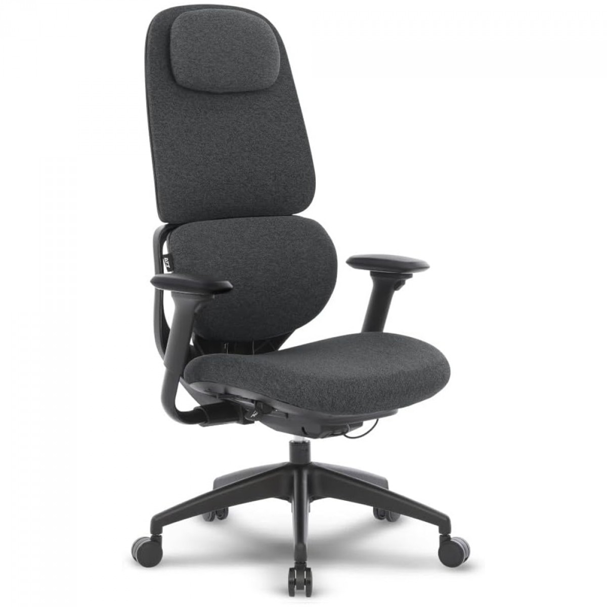 Cadeira Escritório Presidente DT3 Caeli Dark Grey, Ergonômica, Ajustável, 3D, Tecido, Cinza Escuro, 14711-4