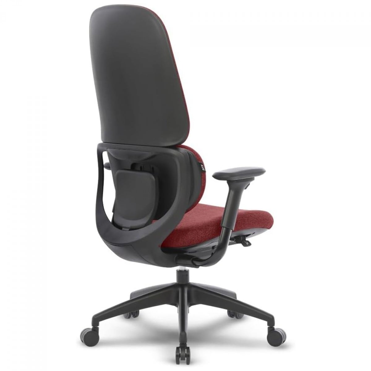 Cadeira Escritório Presidente DT3 Caeli Wine, Ergonômica, Ajustável, 3D, Tecido, Preto e Vermelho, 14712-5