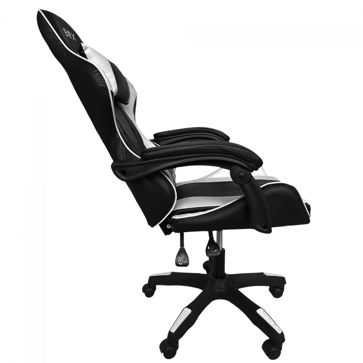 Cadeira Gamer BRX Impact, Ajustável, Branco, CD-IPCTWHITE