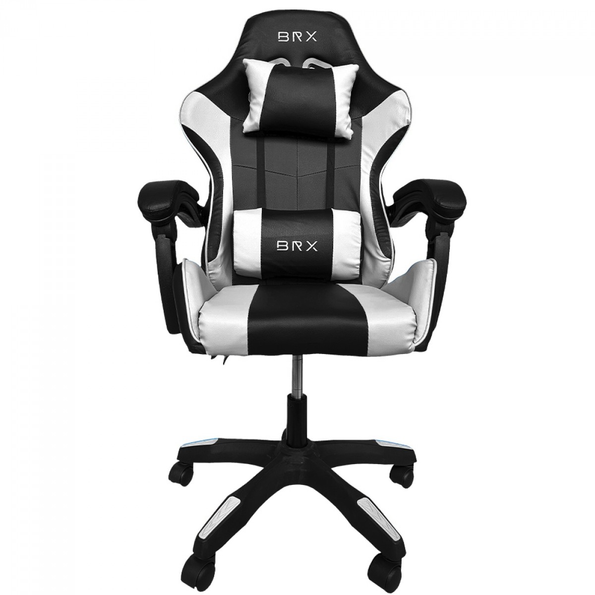 Cadeira Gamer BRX Impact, Ajustável, Branco e Preto, CD-IPCTWHITEBLACK