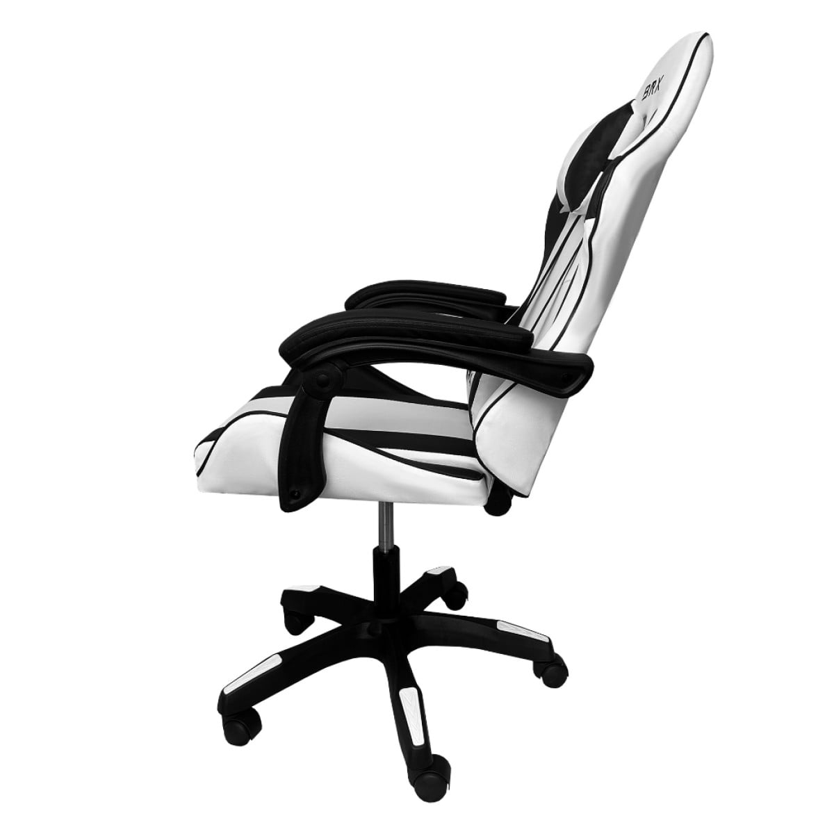 Cadeira Gamer BRX Impact, Ajustável, Branco e Preto, CD-IPCTWHITEBLACK