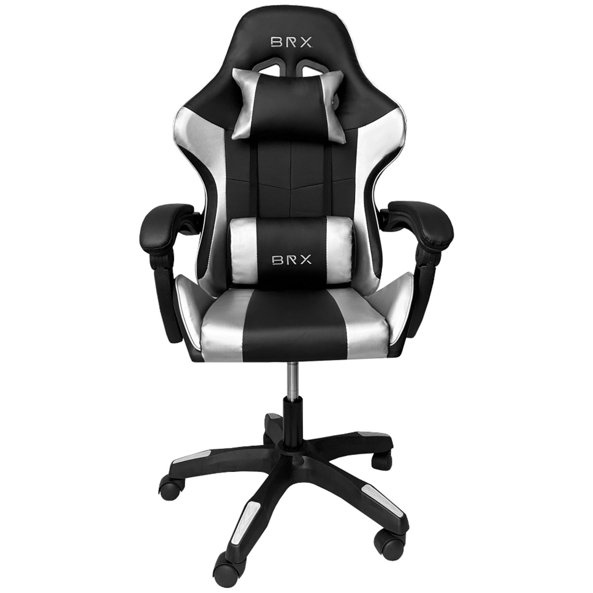Cadeira Gamer BRX Impact, Ajustável, Prata, CD-IPCTSILVER