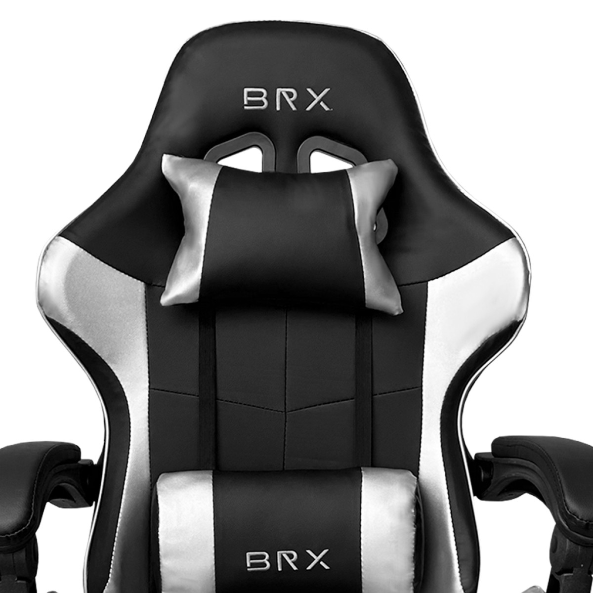 Cadeira Gamer BRX Impact, Ajustável, Prata, CD-IPCTSILVER