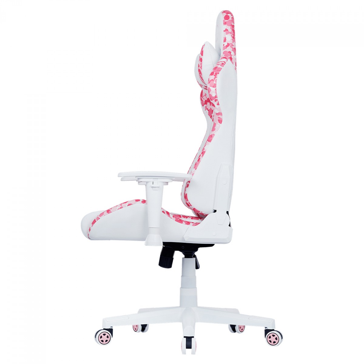 Cadeira Gamer Cooler Master Caliber R1S Sakura Camo, Reclinável, Branco e Rosa, CMI-GCR1S-PKC