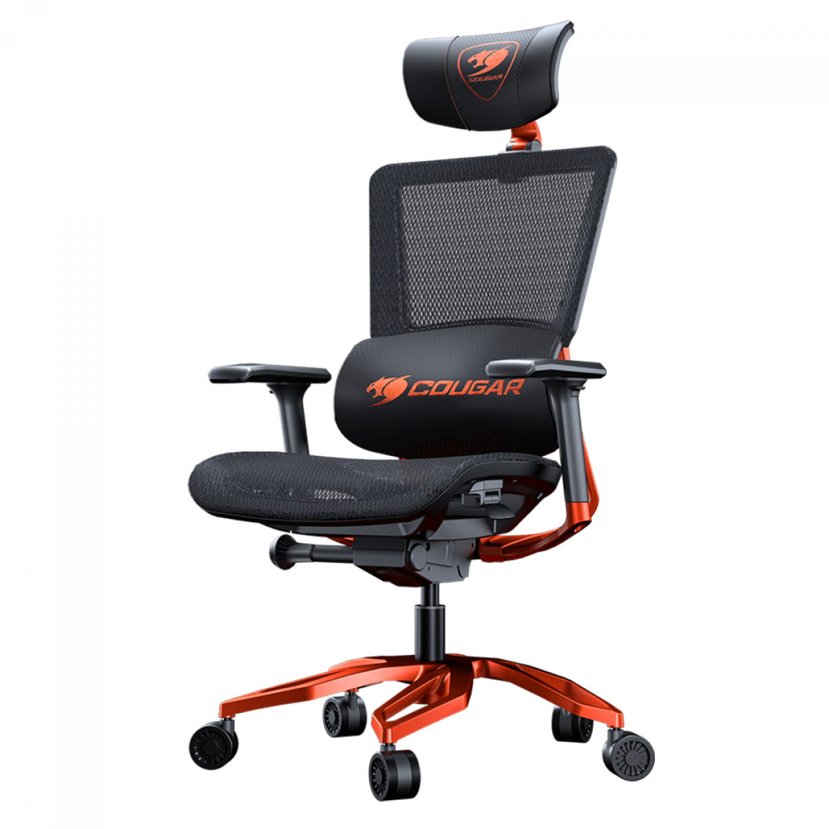 Cadeira Gamer Cougar Argo, Reclinável, Black/Orange, 3MERGOCH.0001