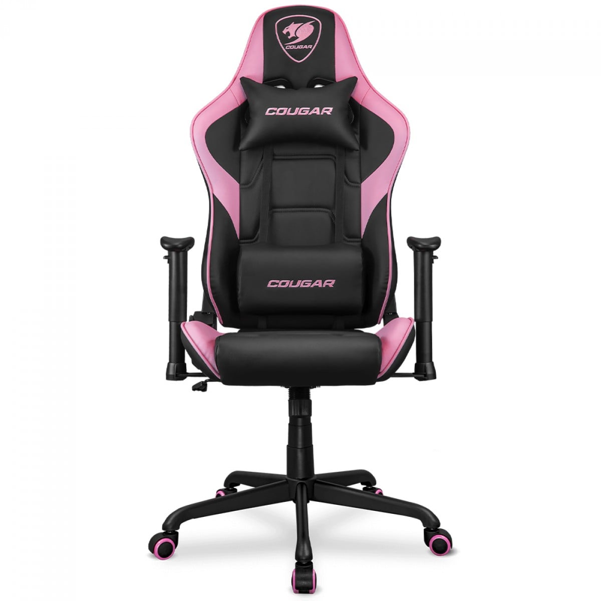 Cadeira Gamer Cougar Armor Elite EVA, Reclinável, Black/Pink, 3MELIPNB.0001
