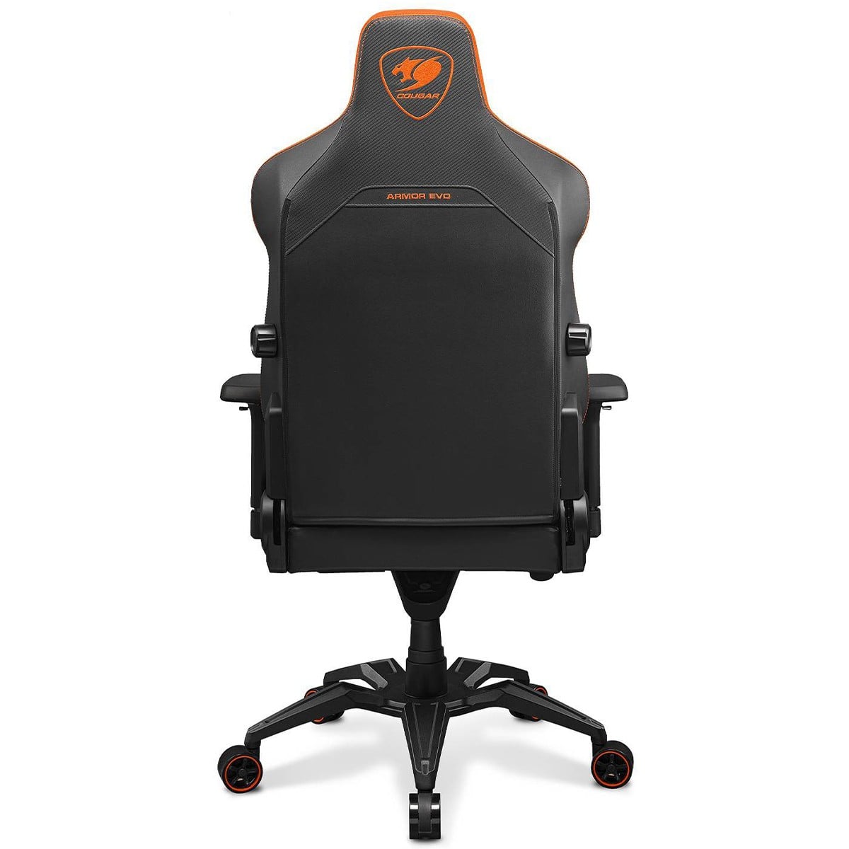 Cadeira Gamer Cougar Armor EVO, Reclinável, 4D, Couro PVC Respirável, Preto, 3MEVOORB.0001