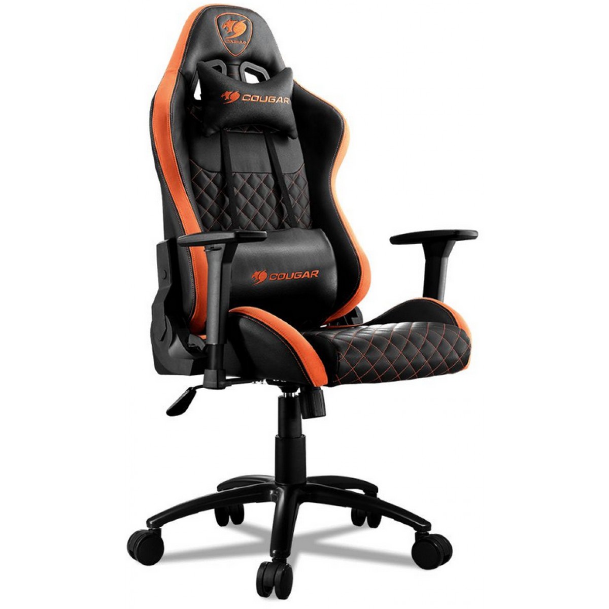 Cadeira Gamer Cougar Gaming Armor Titan Pro Preto/Laranja - 3MTITANS.0001