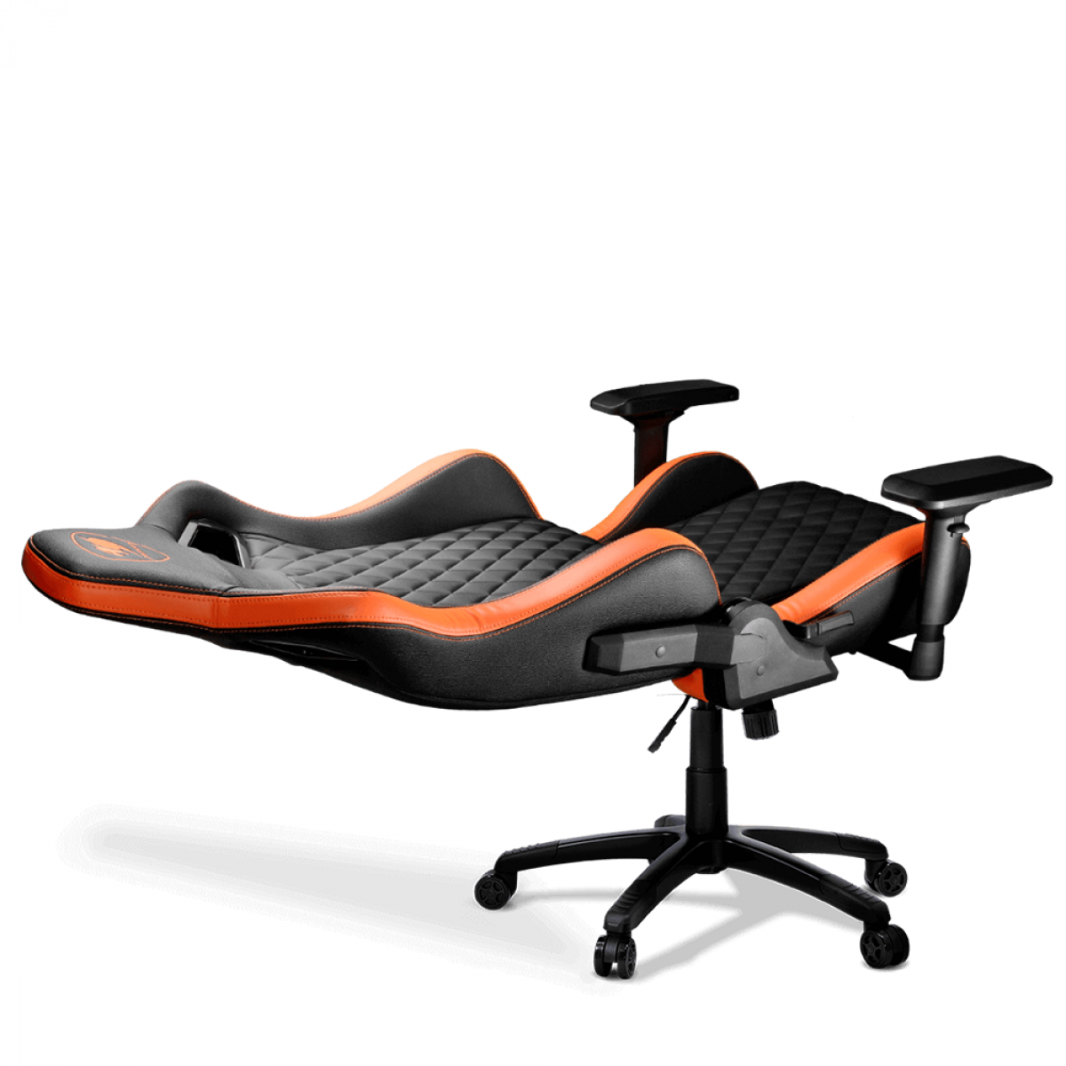 Cadeira Gamer Cougar Armor S, Reclinável, Black/Orange, 3MGC2NXB.0001