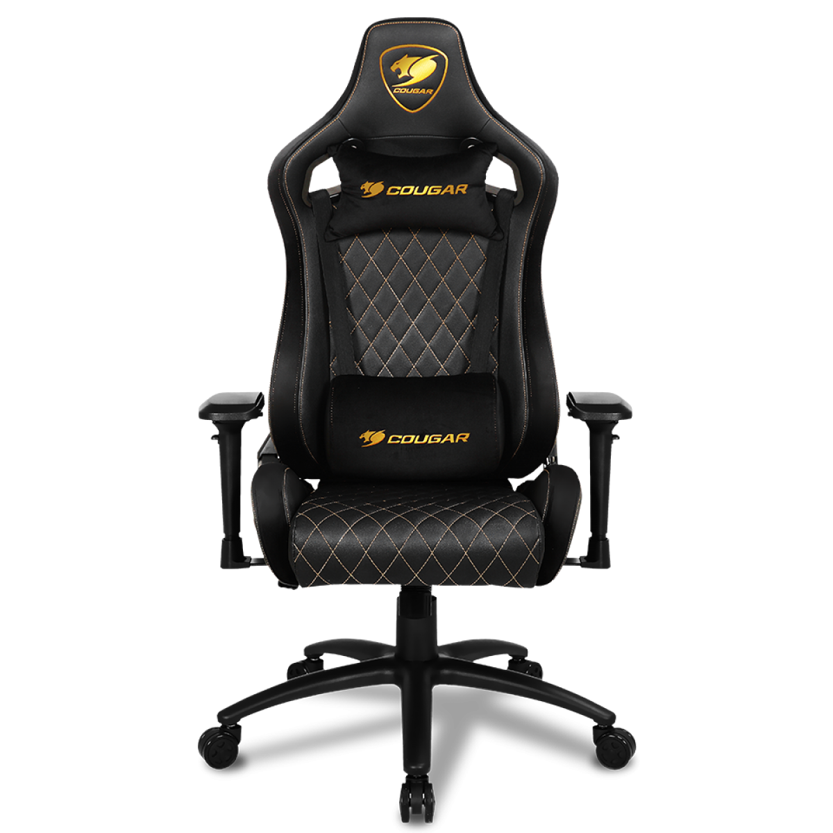 Cadeira Gamer Cougar Armor S Royal, Reclinável, Black/Golden, 3MASRNXB.0001