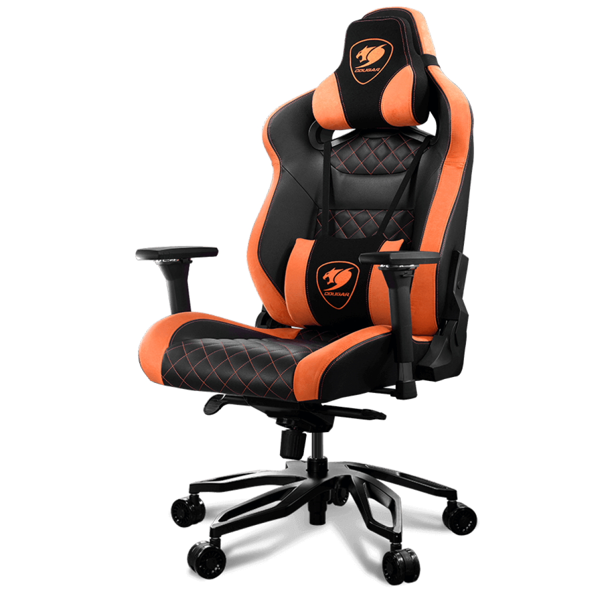 Cadeira Gamer Cougar Armor Titan Pro, Reclinável, Black/Orange, 3MTITANS.0001