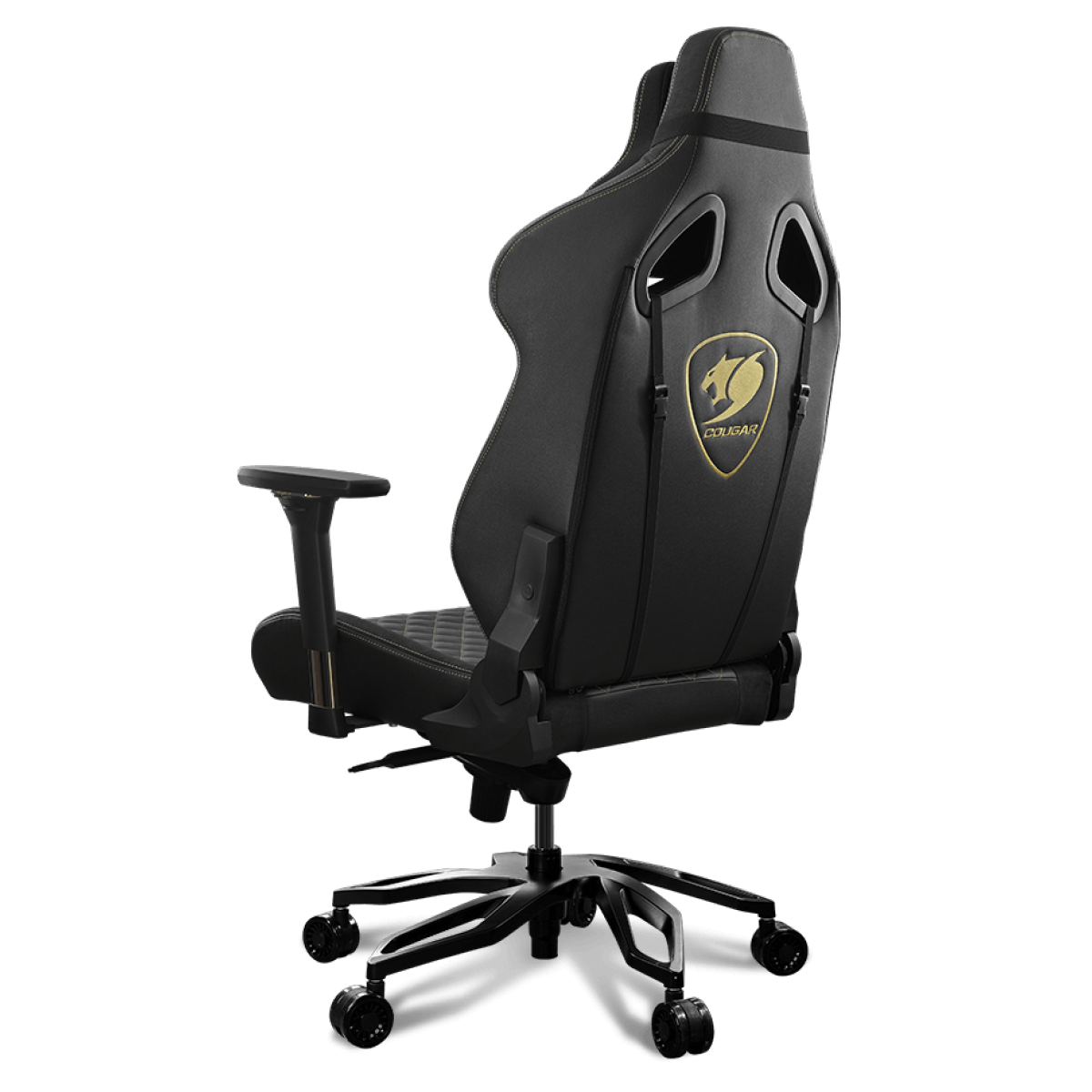 Cadeira Gamer Cougar Armor Titan Pro Royal, Reclinável, Black/Golden, 3MTITANR.0001