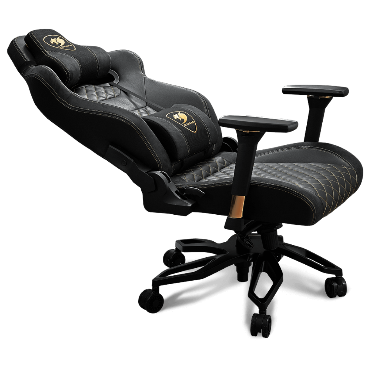 Cadeira Gamer Cougar Armor Titan Pro Royal, Reclinável, Black/Golden, 3MTITANR.0001