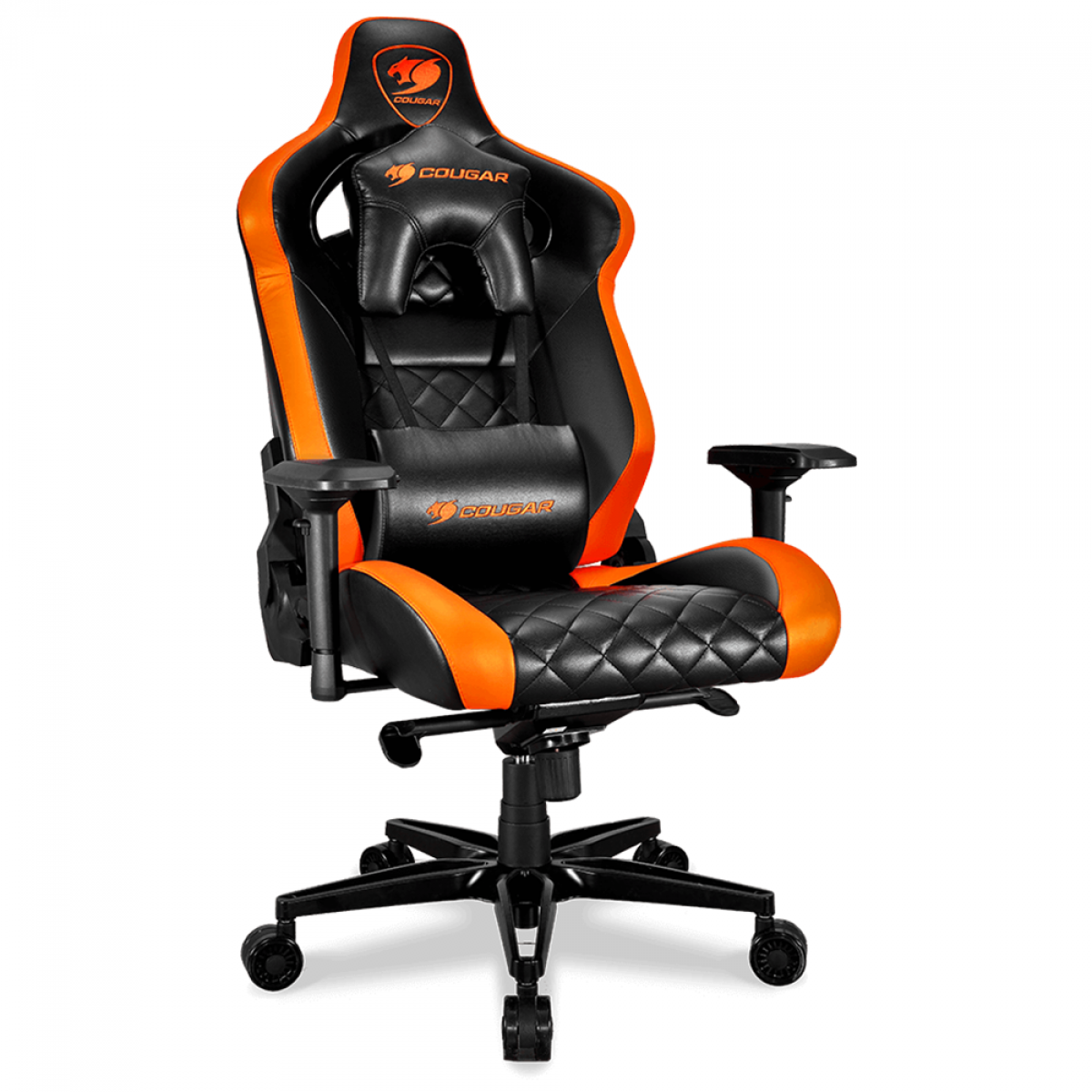 Cadeira Gamer Cougar Armor Titan, Reclinável, Black/Orange, 3MATTNXB.0001
