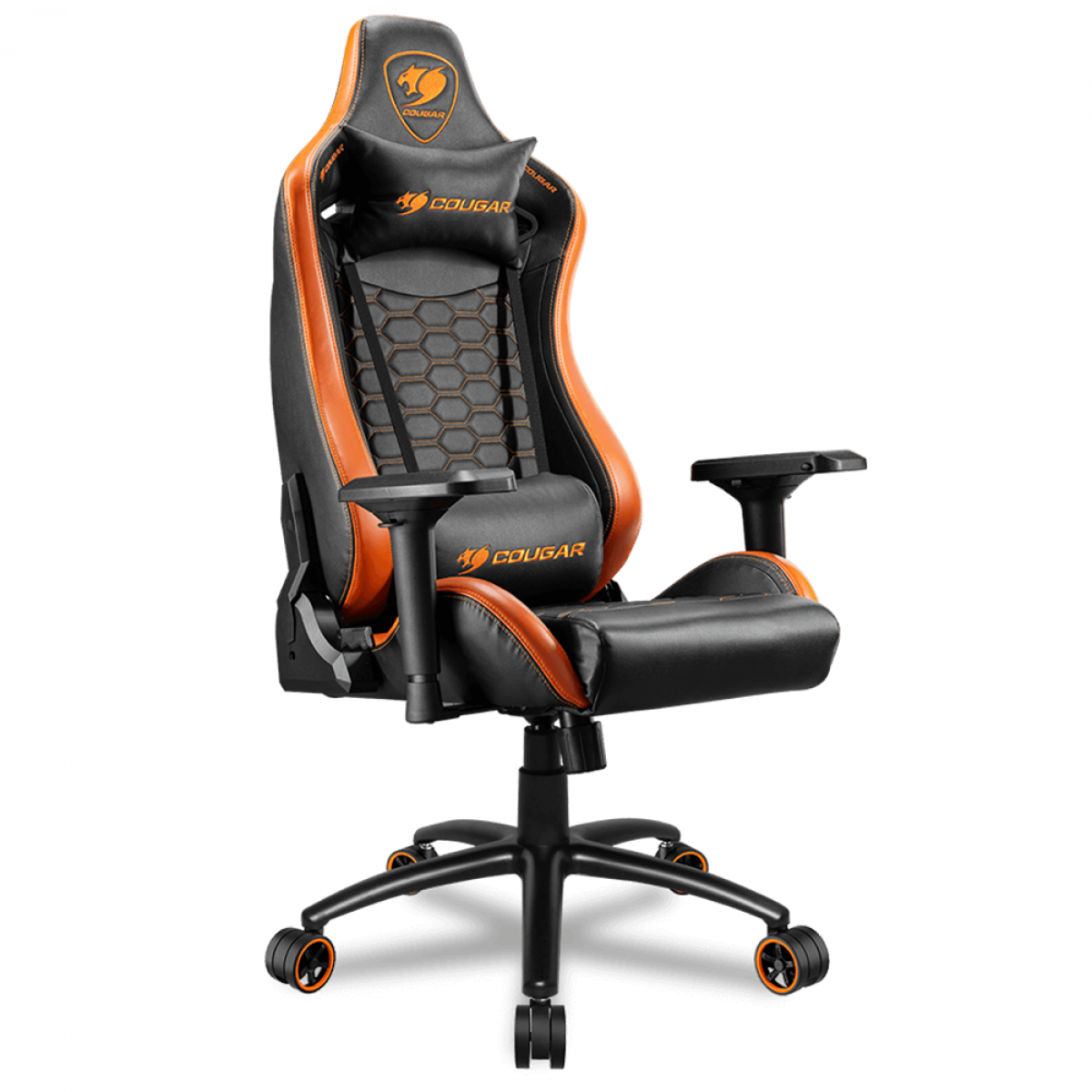 Cadeira Gamer Cougar Outrider S, Reclinável, Black/Orange, 3MOUTNXB.0001