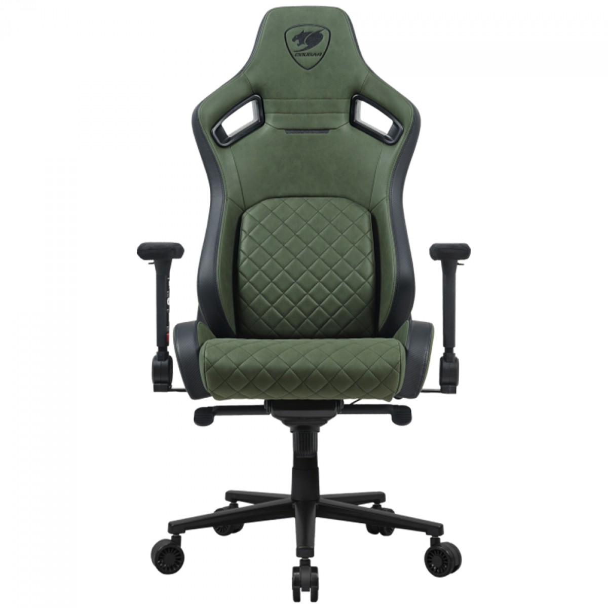 Cadeira Gamer Cougar Defensor S Army Green F, Reclinável, 4D, Verde, CGR-DSF-GEB