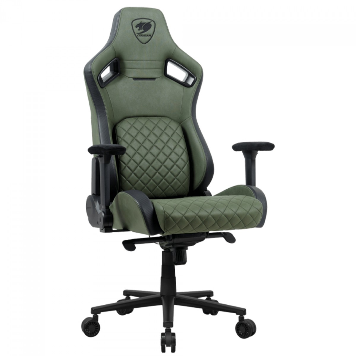 Cadeira Gamer Cougar Defensor S Army Green F, Reclinável, 4D, Verde, CGR-DSF-GEB