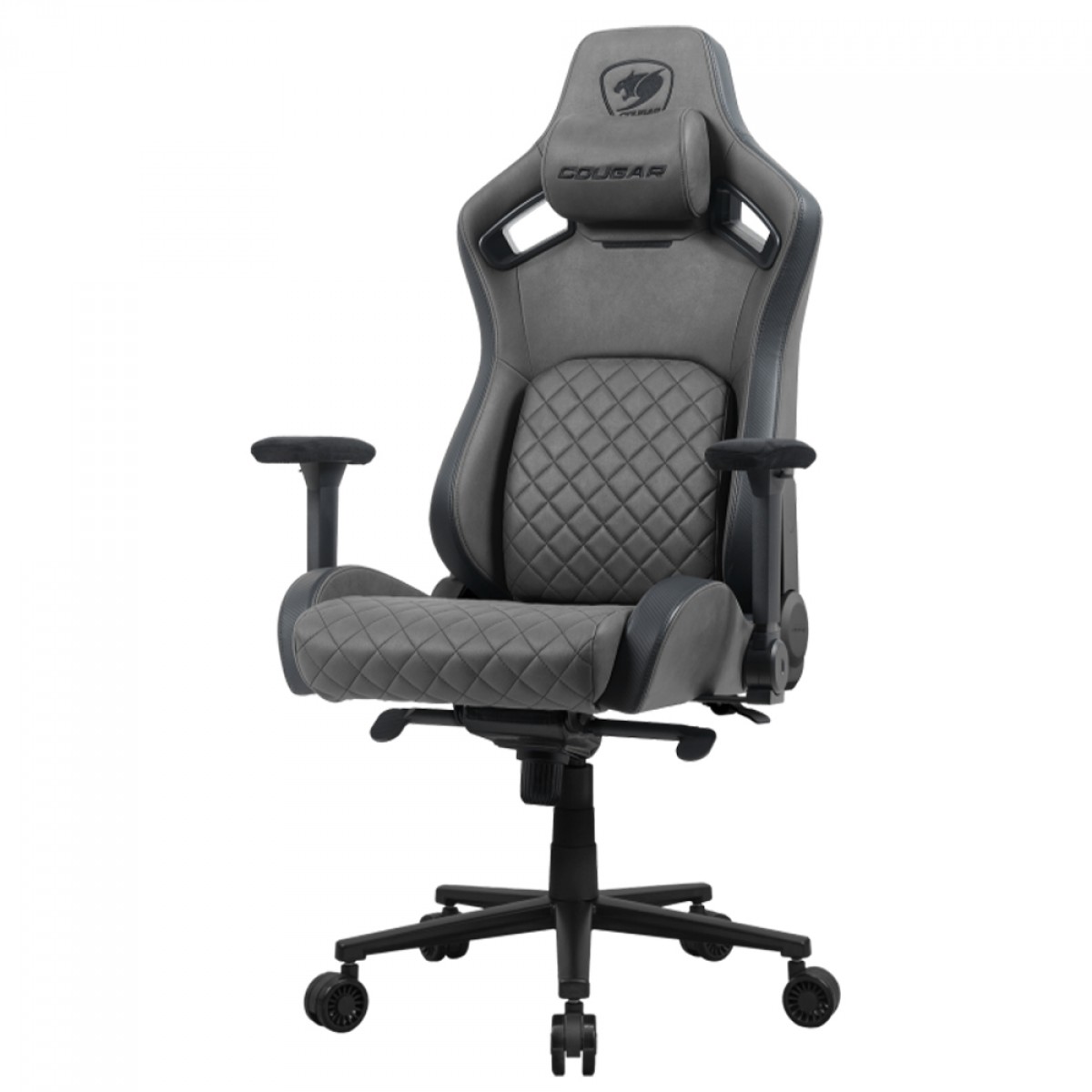 Cadeira Gamer Cougar Defensor S Jet Gray F, Reclinável, 4D, Cinza, CGR-DSF-GRB