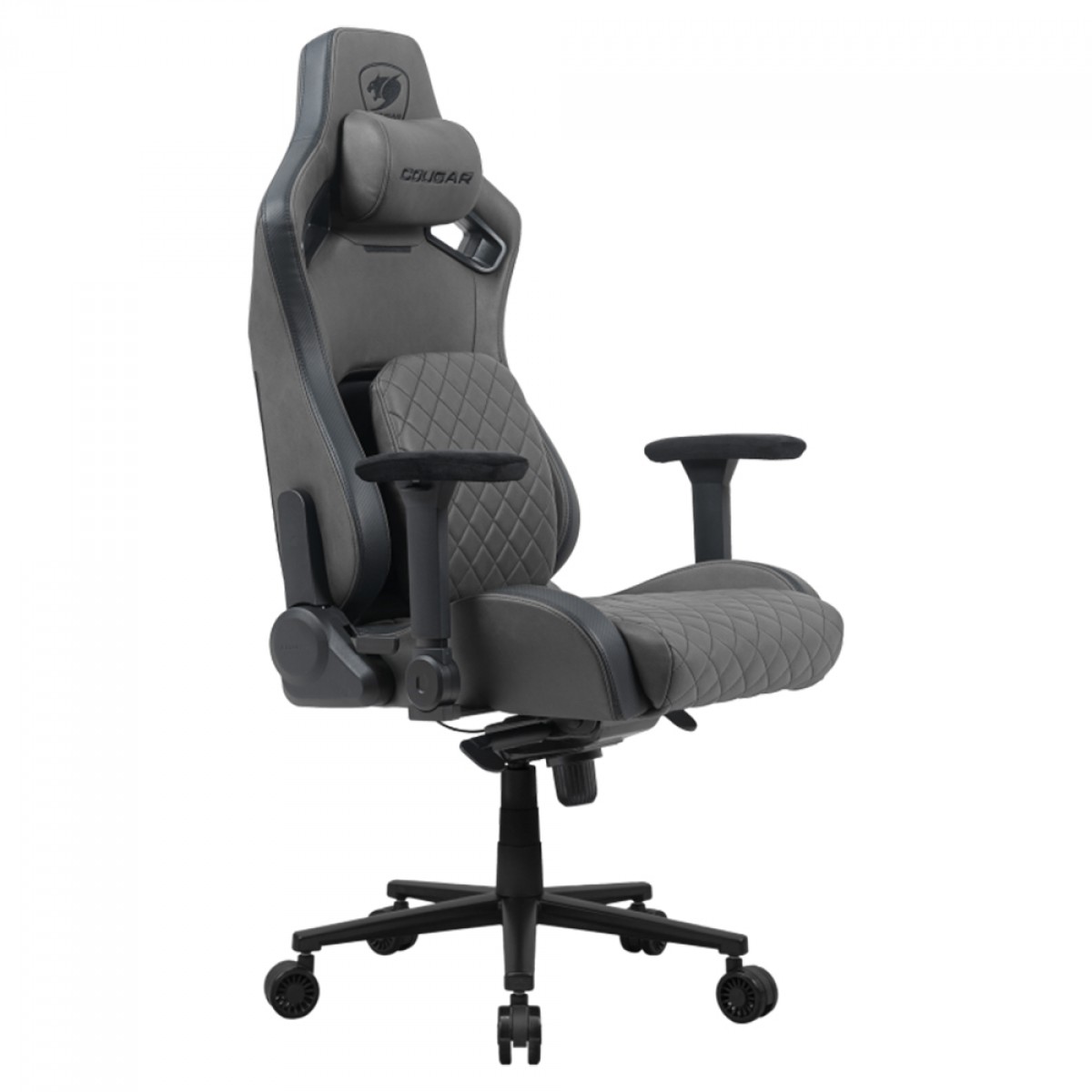 Cadeira Gamer Cougar Defensor S Jet Gray F, Reclinável, 4D, Cinza, CGR-DSF-GRB