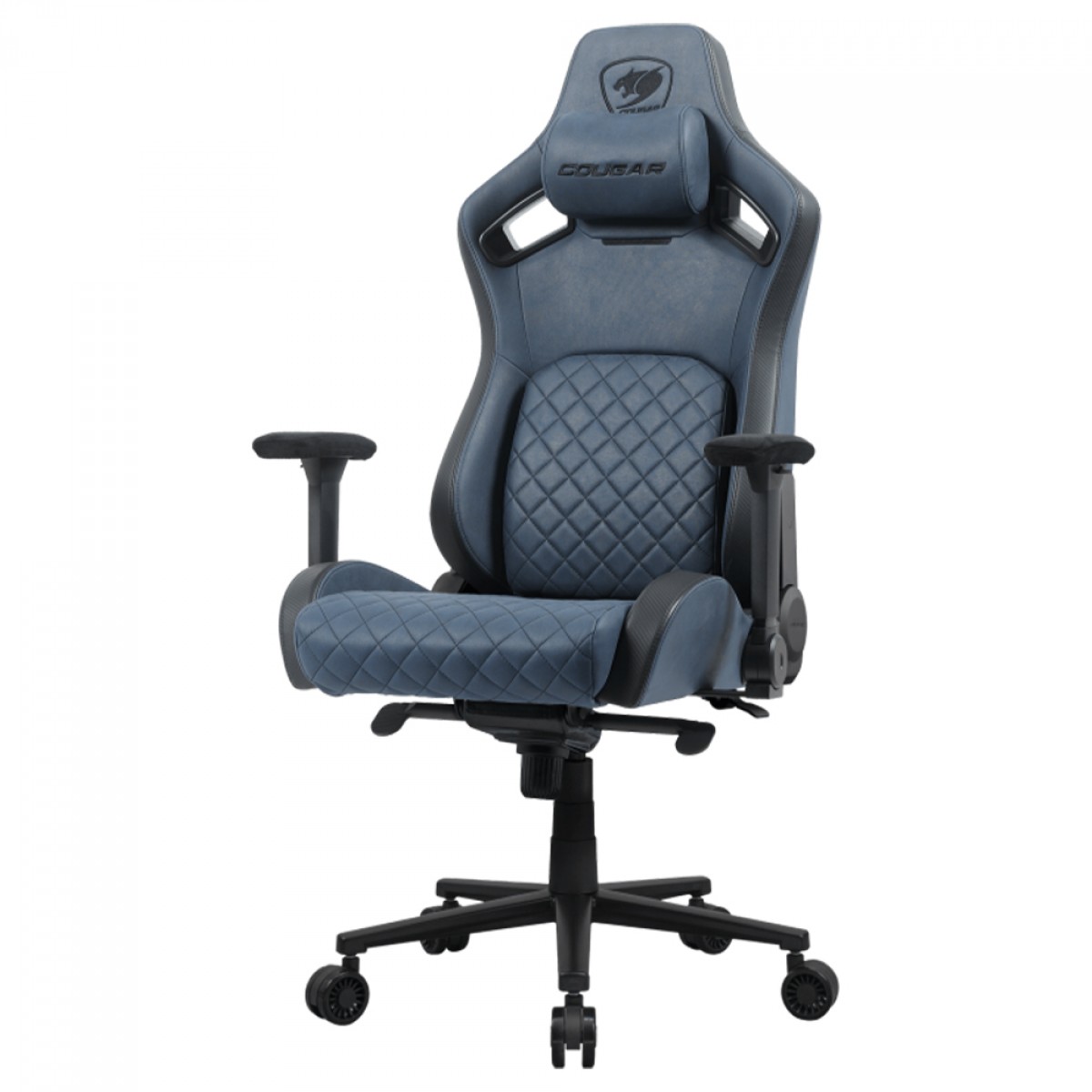 Cadeira Gamer Cougar Defensor S Navy Blue F, Reclinável, 4D, Azul, CGR-DSF-BUB