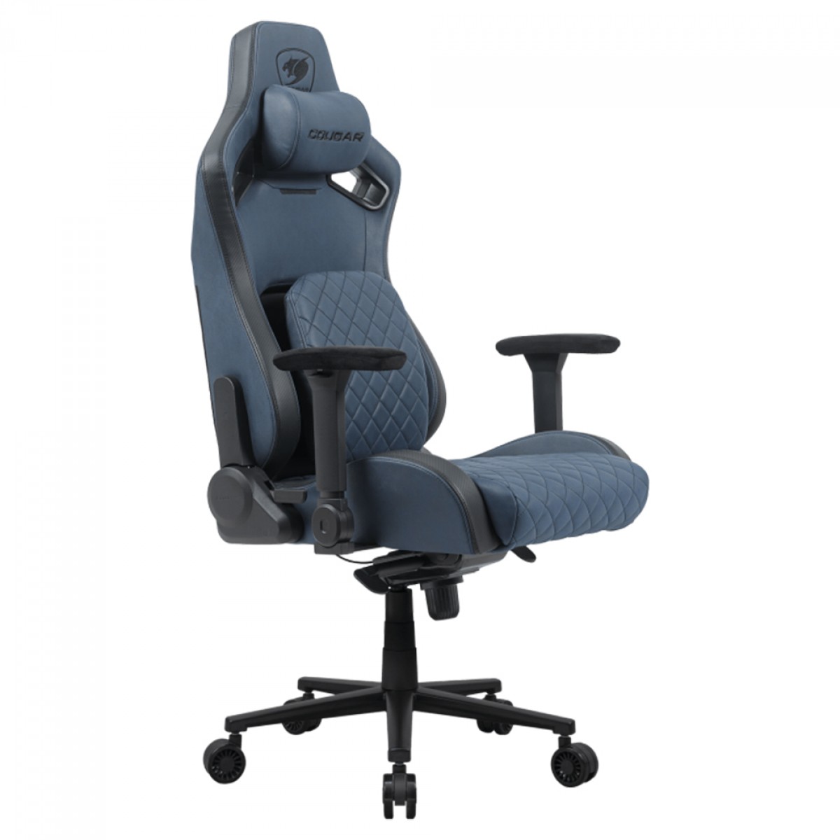 Cadeira Gamer Cougar Defensor S Navy Blue F, Reclinável, 4D, Azul, CGR-DSF-BUB