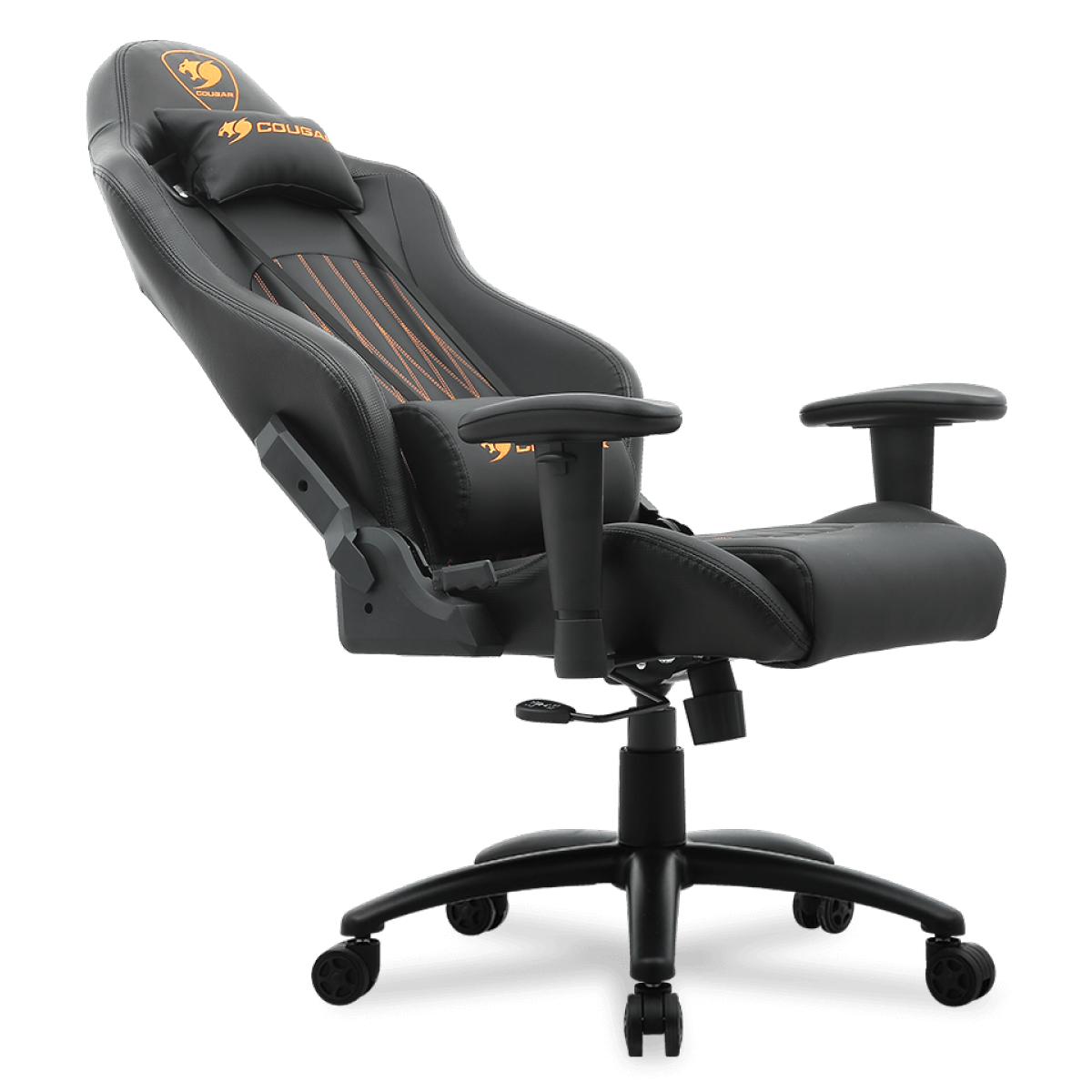 Cadeira Gamer Cougar Explore Black, Reclinável, Black/Orange, 3MEBENXB-0001