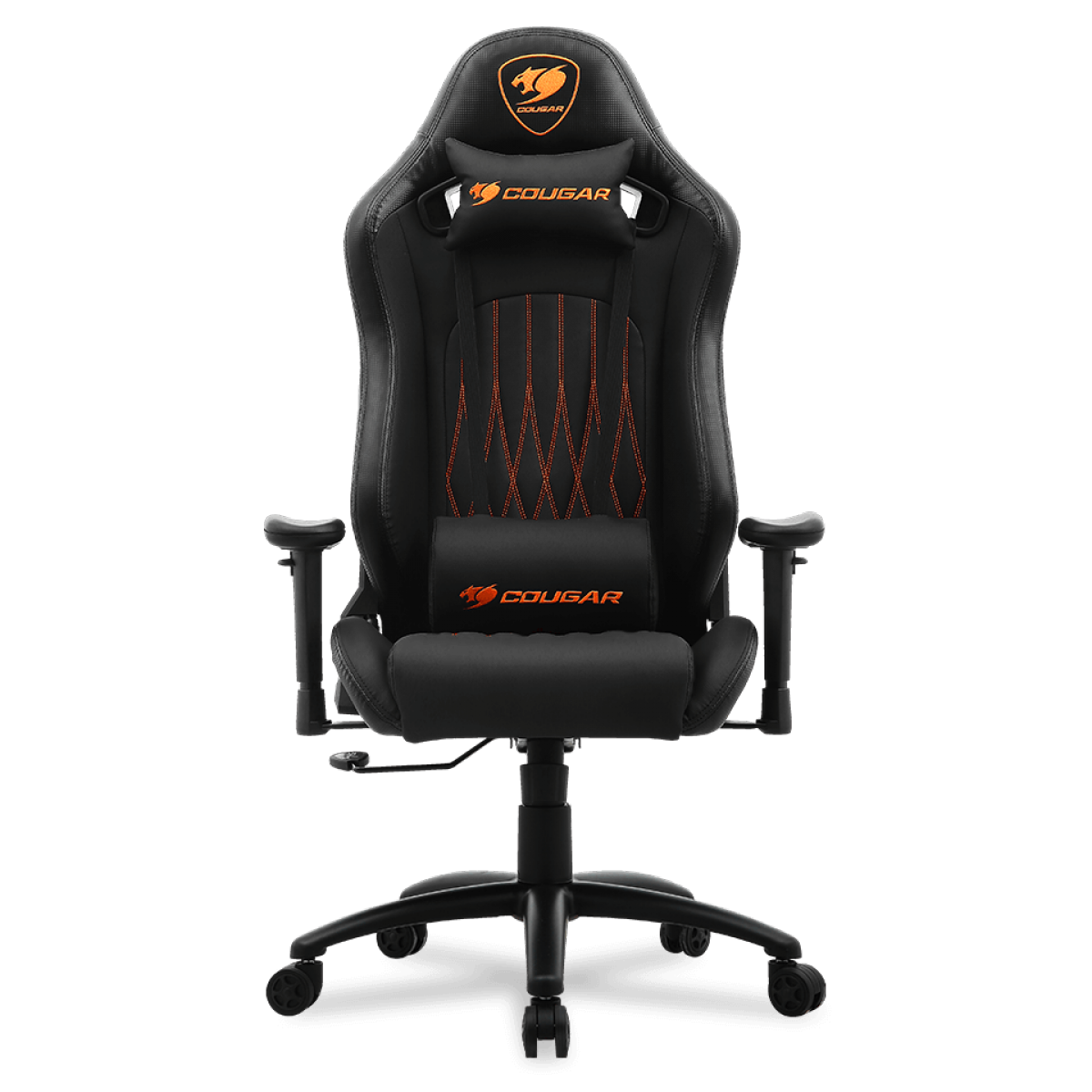 Cadeira Gamer Cougar Explore Black, Reclinável, Black/Orange, 3MEBENXB-0001