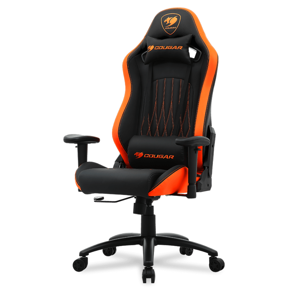 Cadeira Gamer Cougar Explore, Reclinável, Black/Orange, 3MEPENXB-0001