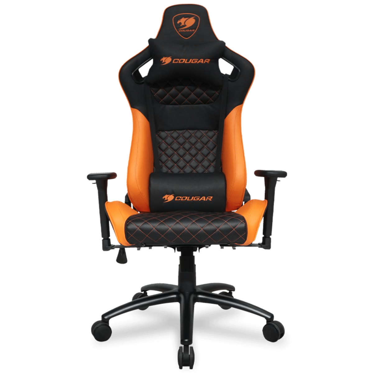Cadeira Gamer Cougar Explore S, Reclinável, Black/Orange, 3MESONXB.0001