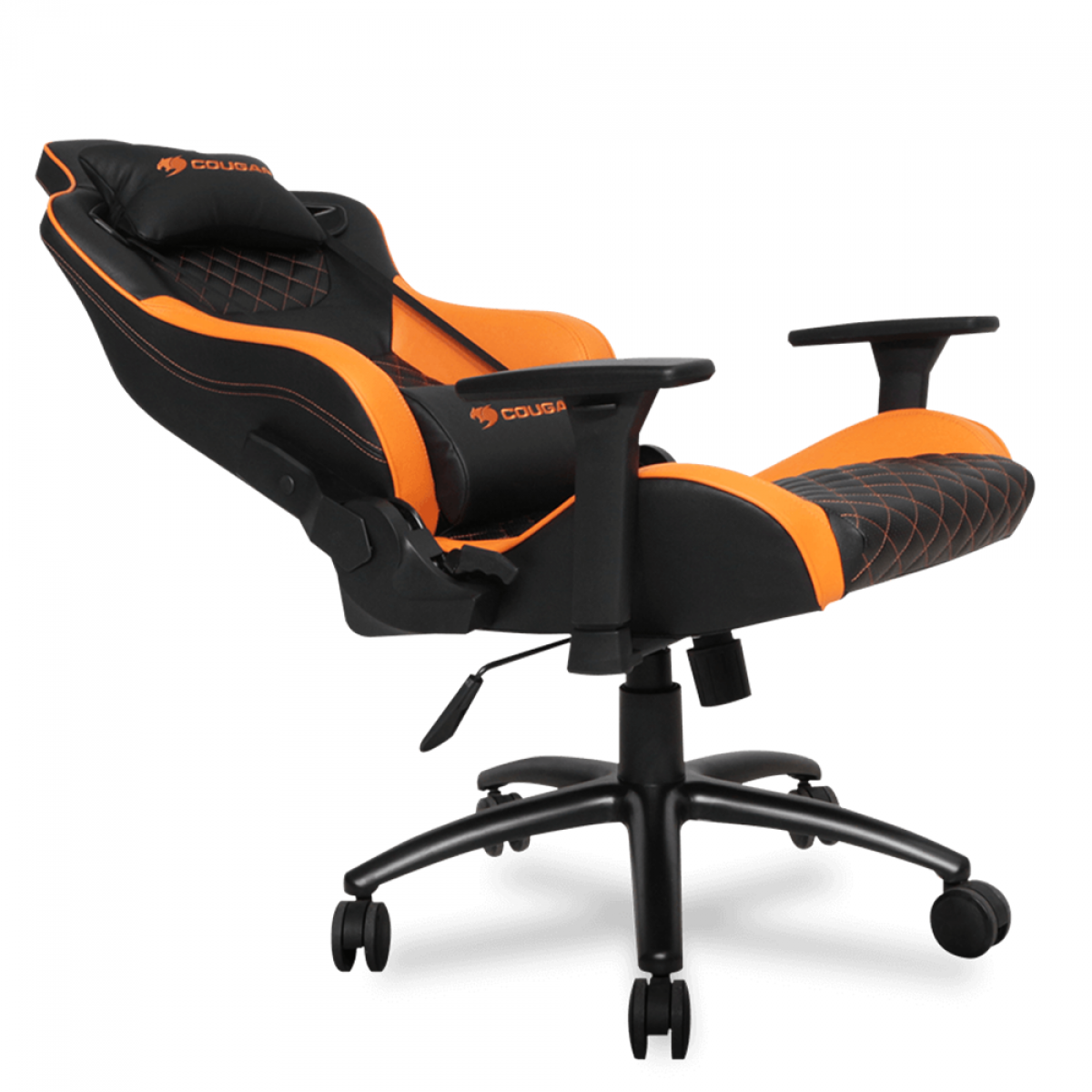 Cadeira Gamer Cougar Explore S, Reclinável, Black/Orange, 3MESONXB.0001