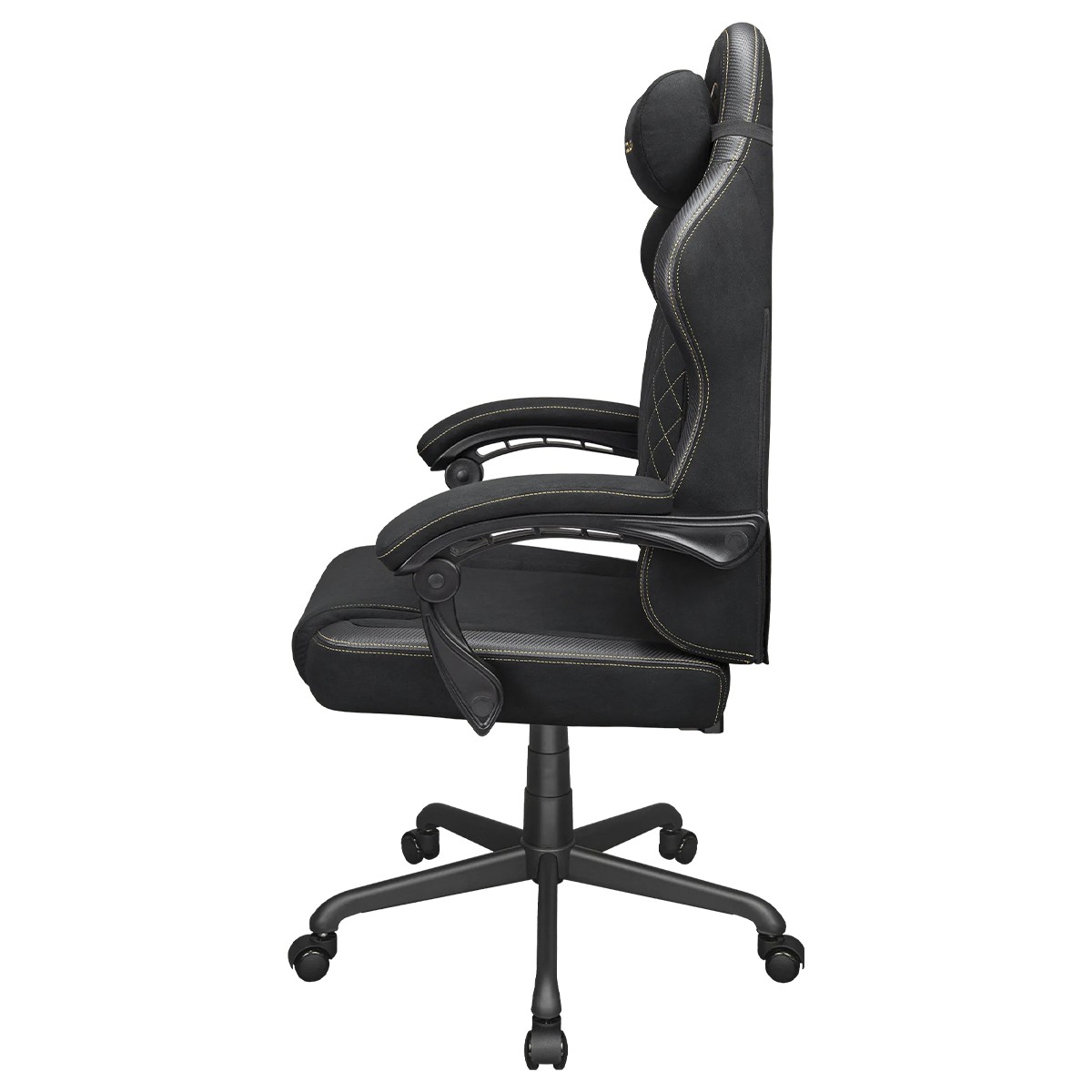 Cadeira Gamer Cougar Fusion EX, Reclinável, Tecido, Black Gold, 3MFXFGLB.0001