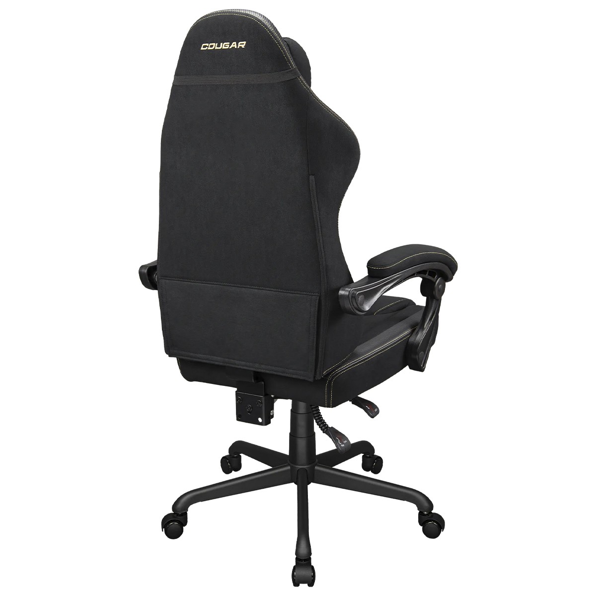 Cadeira Gamer Cougar Fusion EX, Reclinável, Tecido, Black Gold, 3MFXFGLB.0001