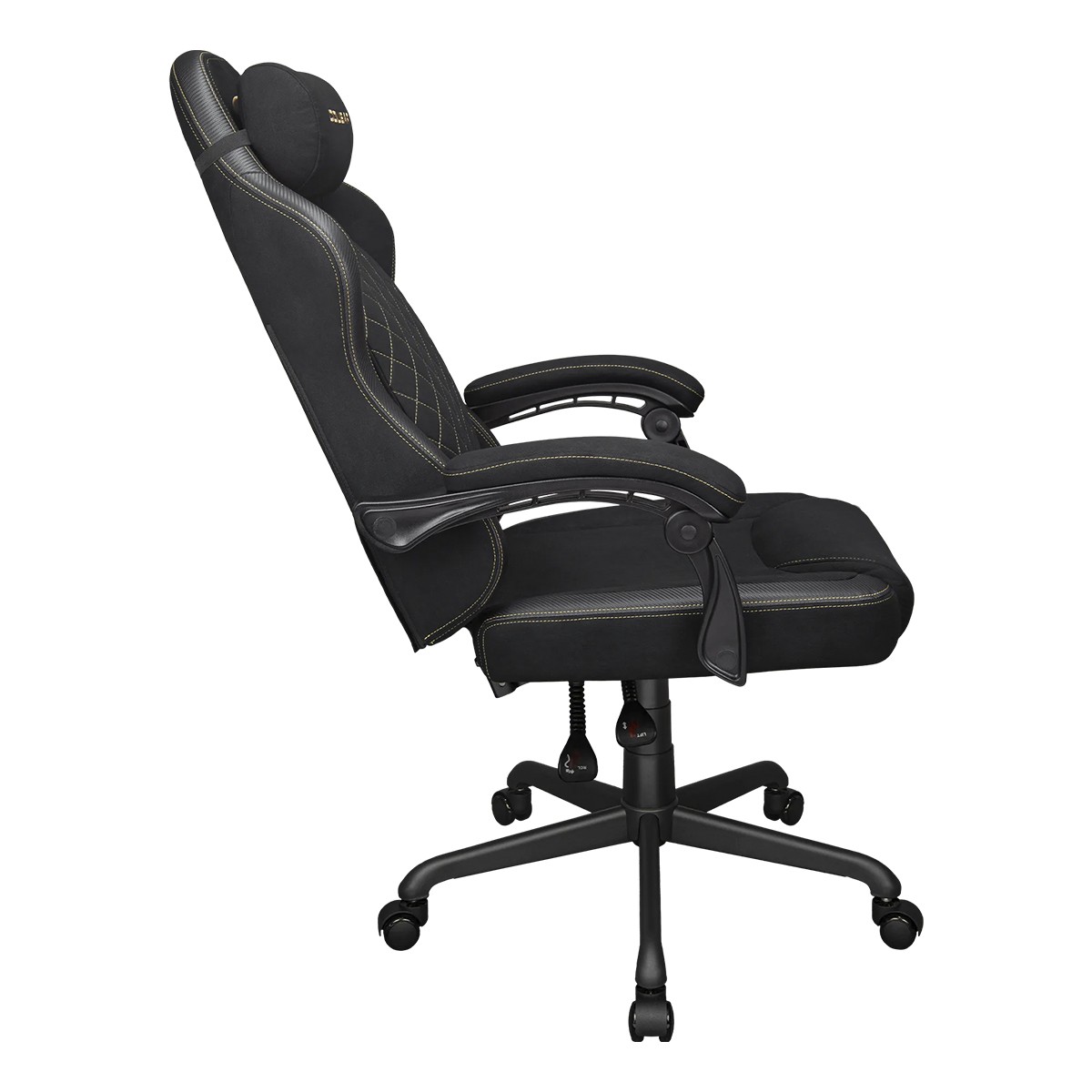Cadeira Gamer Cougar Fusion EX, Reclinável, Tecido, Black Gold, 3MFXFGLB.0001
