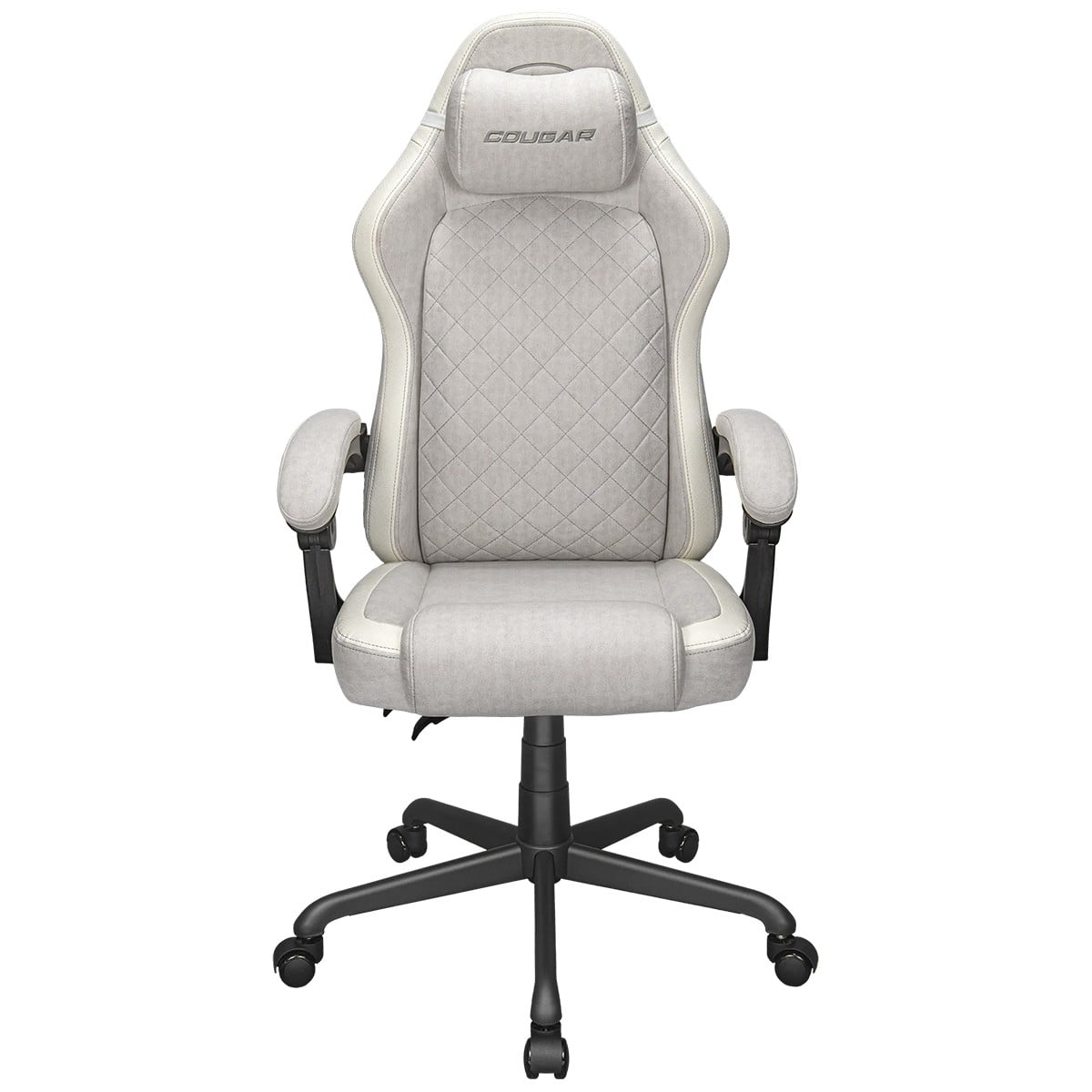 Cadeira Gamer Cougar Fusion EX, Reclinável, Tecido, Cinza, 3MFXFASW.0001