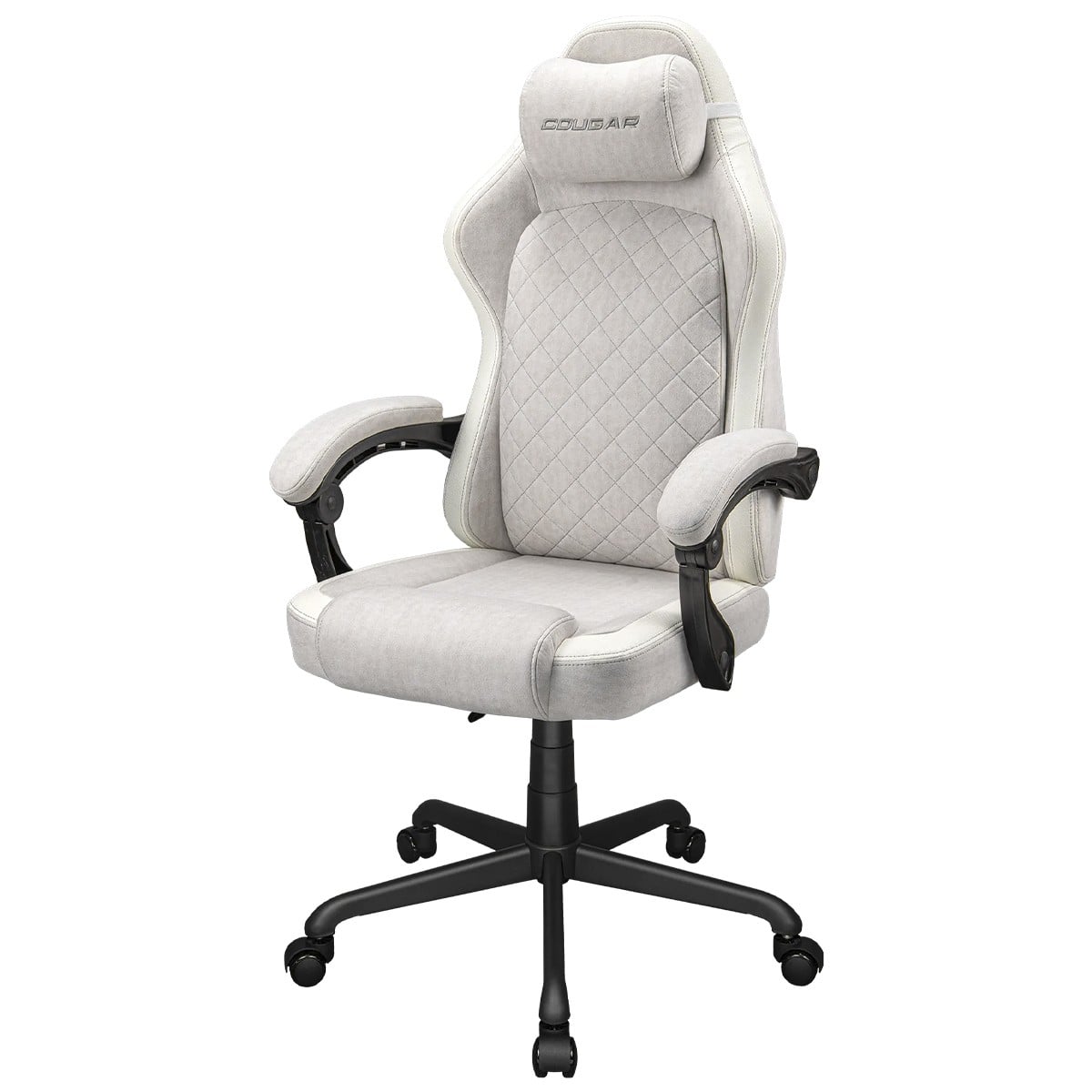 Cadeira Gamer Cougar Fusion EX, Reclinável, Tecido, Cinza, 3MFXFASW.0001