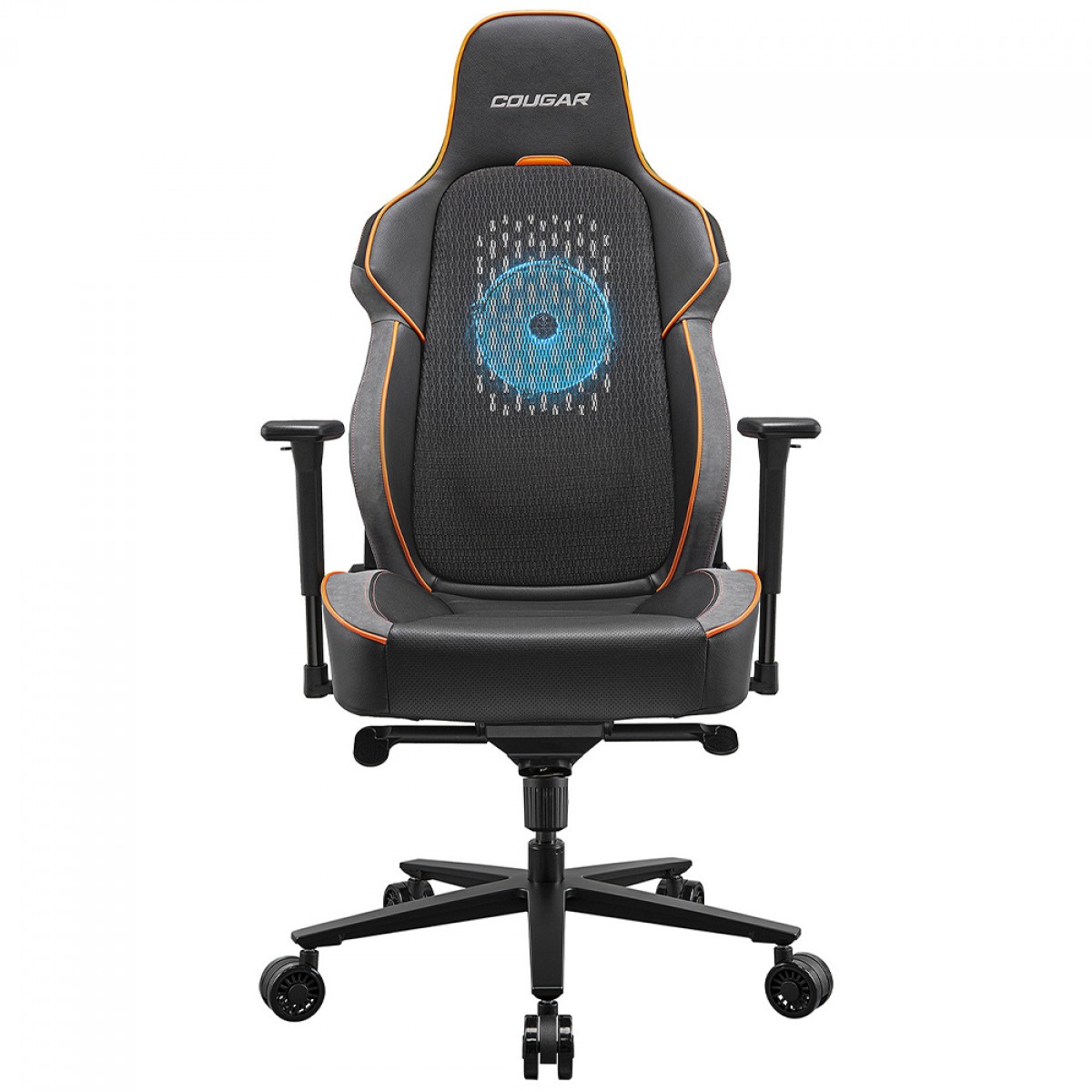 Cadeira Gamer Cougar NXSYS Aero, Reclinável, Black/Orange, 3MARPORB.0001