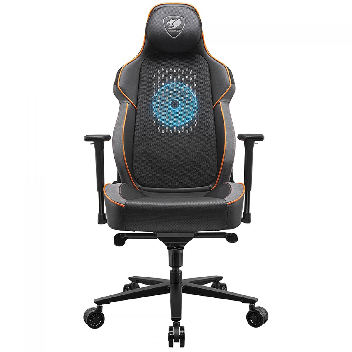 Cadeira Gamer Cougar NXSYS Aero, Reclinável, Black/Orange, 3MARPORB.0001