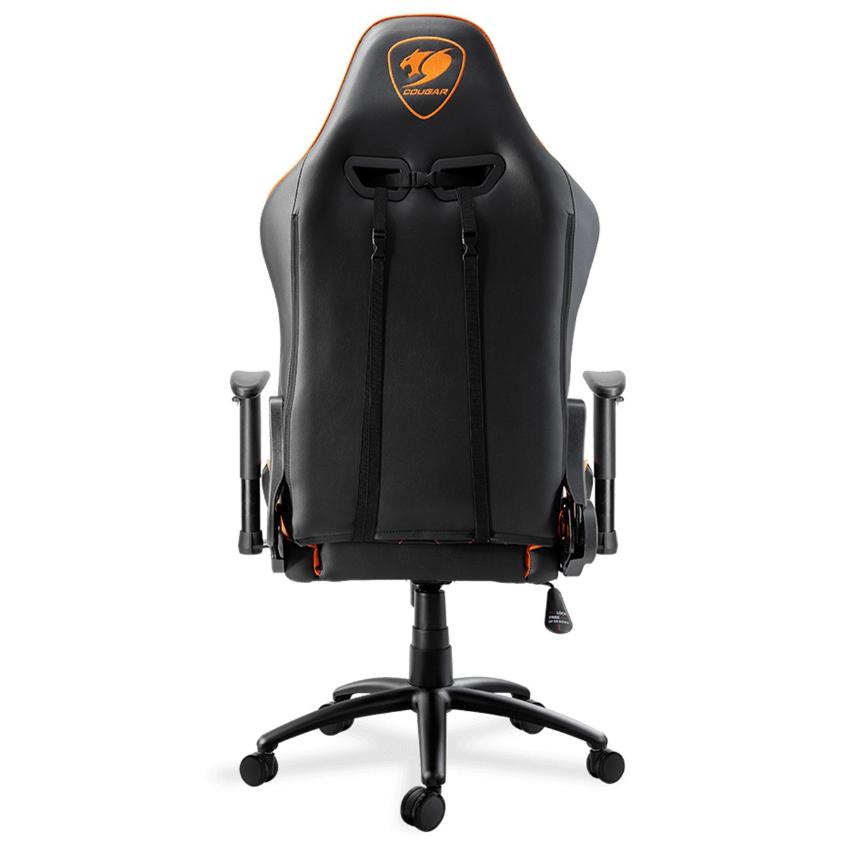Cadeira Gamer Cougar Outrider, Reclinável, 2D, Preto/Laranja, 3MORDNXB.0001