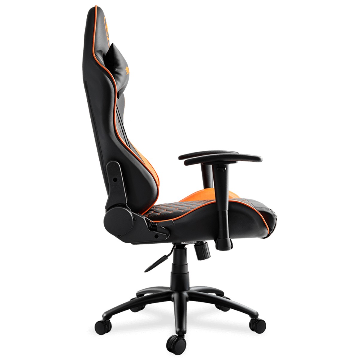 Cadeira Gamer Cougar Outrider, Reclinável, 2D, Preto/Laranja, 3MORDNXB.0001