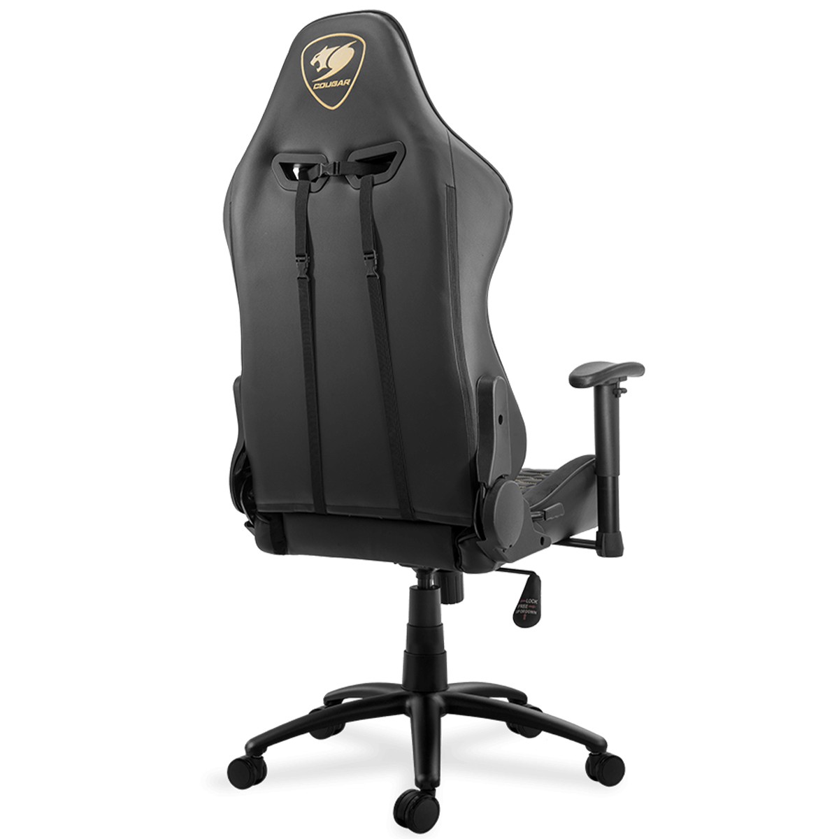 Cadeira Gamer Cougar Outrider Royal, Reclinável, 2D, Preto/Amarelo, 3MORRNXB.0001